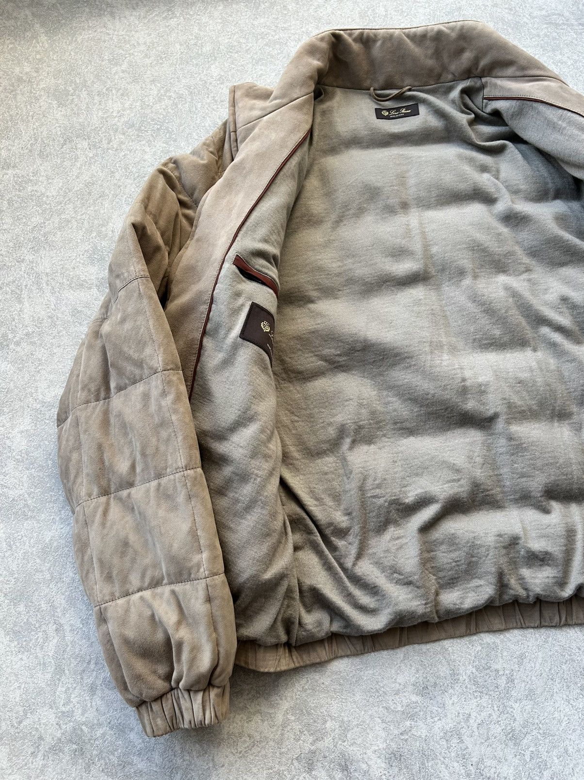 Loro Piana $5950 Loro Piana Goose Down Kidskin Jacket Size US L / EU 52-54 / 3 - 10 Thumbnail