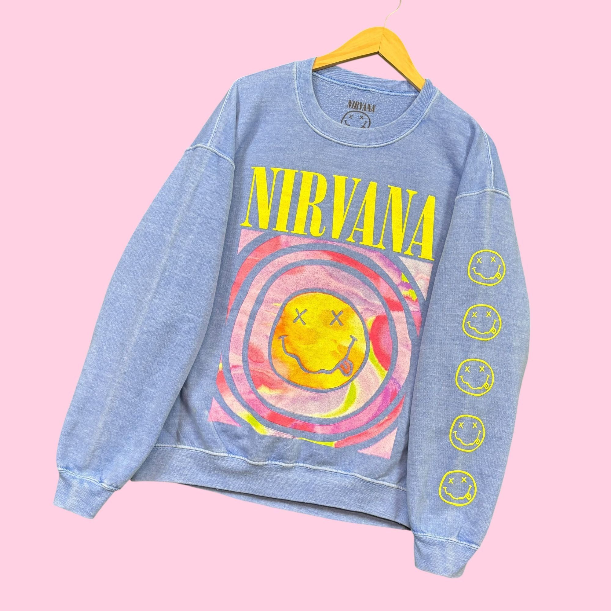 Nirvana Nirvana Nevermind Grunge Band Oversized Crewneck Sweater M Size US M / EU 48-50 / 2 - 3 Thumbnail