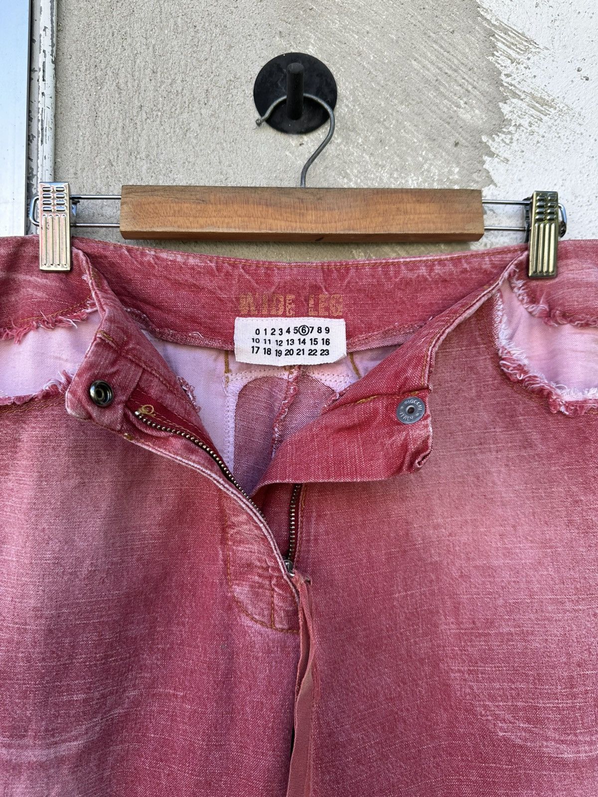 Maison Margiela Archive Martin Margiela 90s/00s Vintage Wide Leg Retro Jeans Size US 32 / EU 48 - 6 Thumbnail