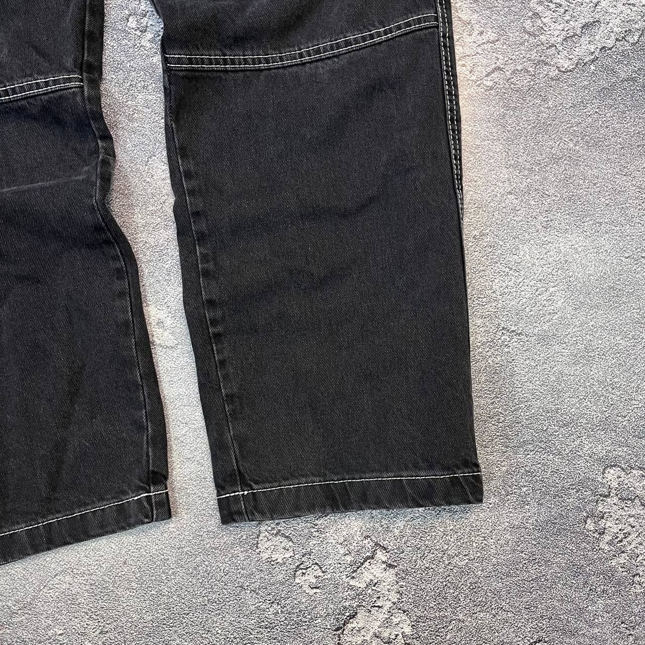 Japanese Brand Jeans Dirty Pants Faded Crash Denim Thrashed Y2K Distressed Size US 33 - 5 Thumbnail
