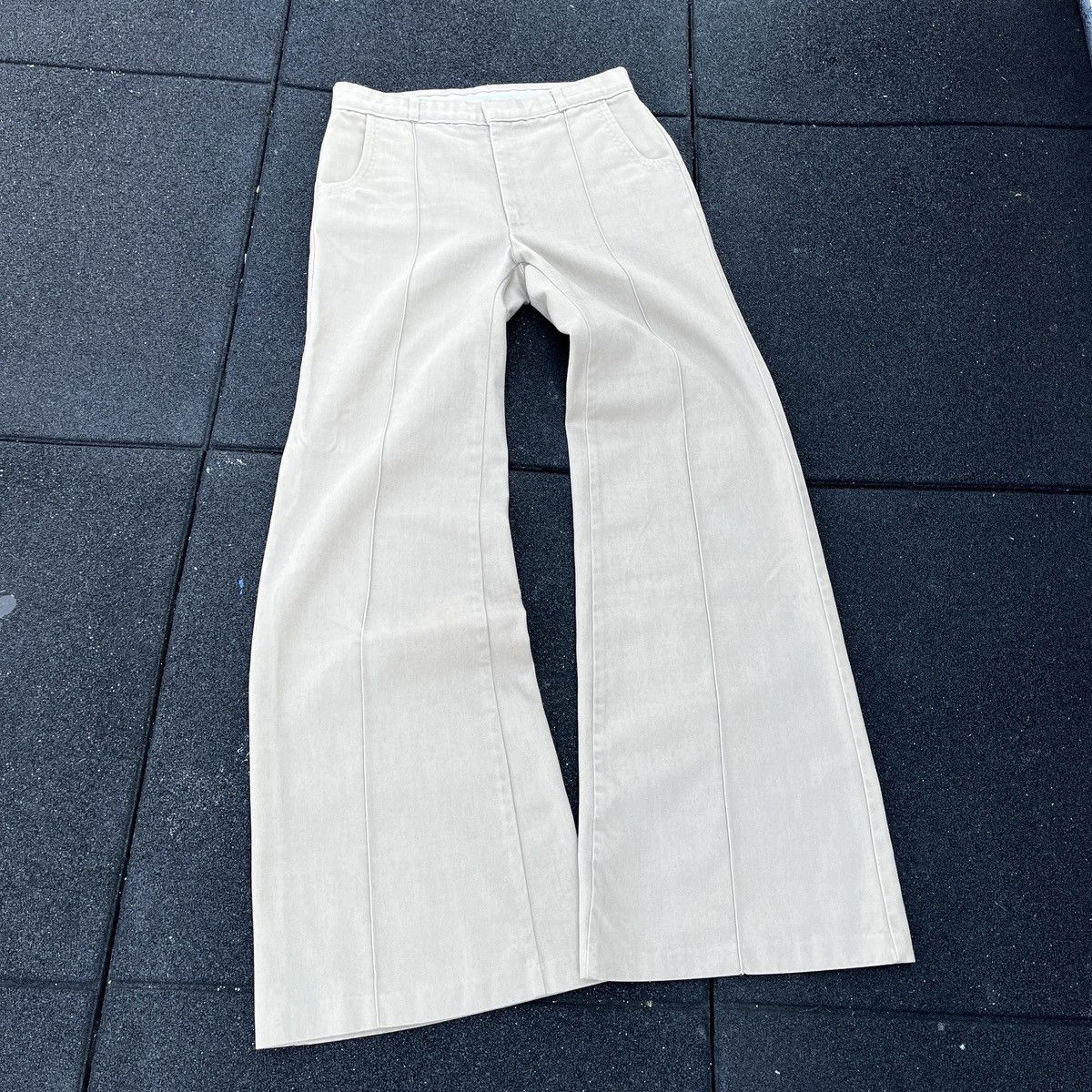 image of Vintage 1970S Flared Khaki Pants (Unisex), Men's (Size 30)