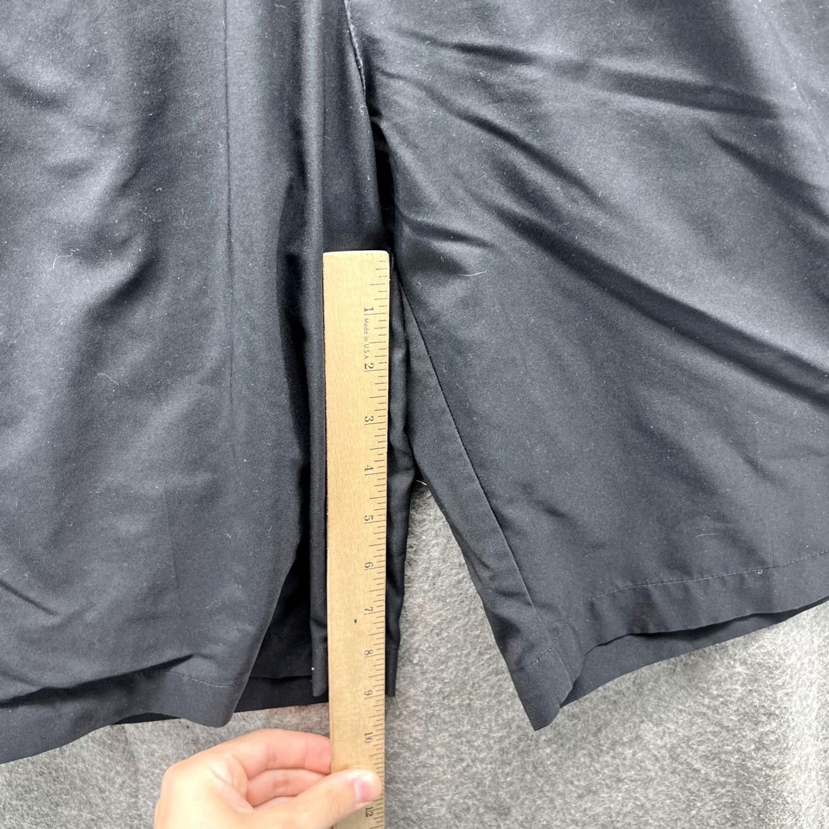 Adidas Adidas Shorts Men 30 Black Chino Flat Front Climalite Athletic Golf Trefoil Size US 30 / EU 46 - 6 Thumbnail