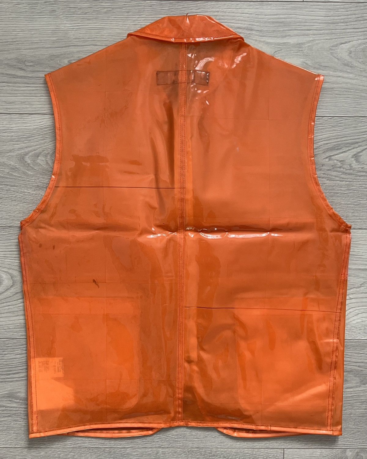 Comme des Garcons CDGHP SS1996 Polyvinyl Reflective Runway Vest Size US M / EU 48-50 / 2 - 5 Thumbnail