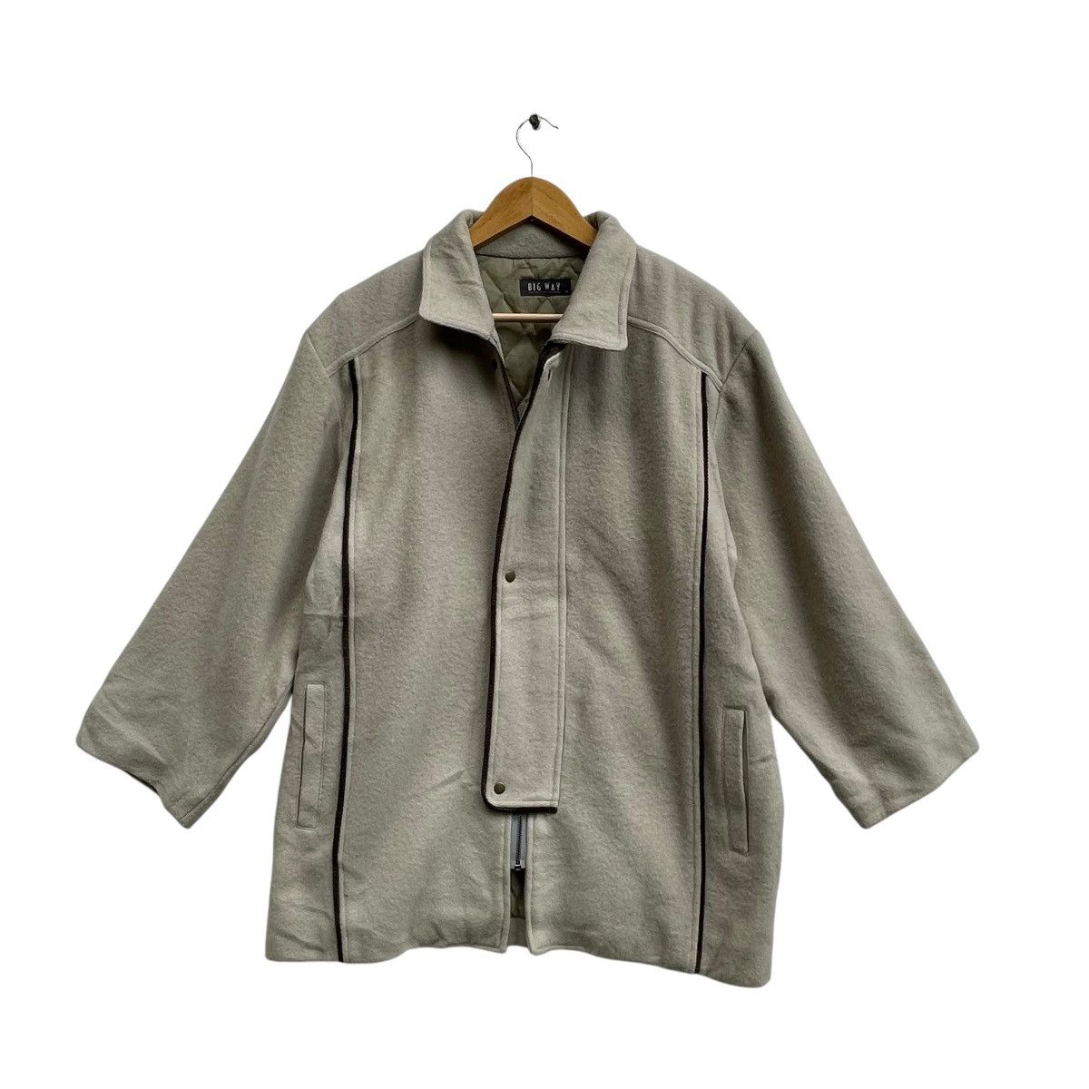 Issey Miyake × Japanese Brand Vintage Japanese Brand Big Way Bomber Jacket Size US M / EU 48-50 / 2 - 1 Thumbnail