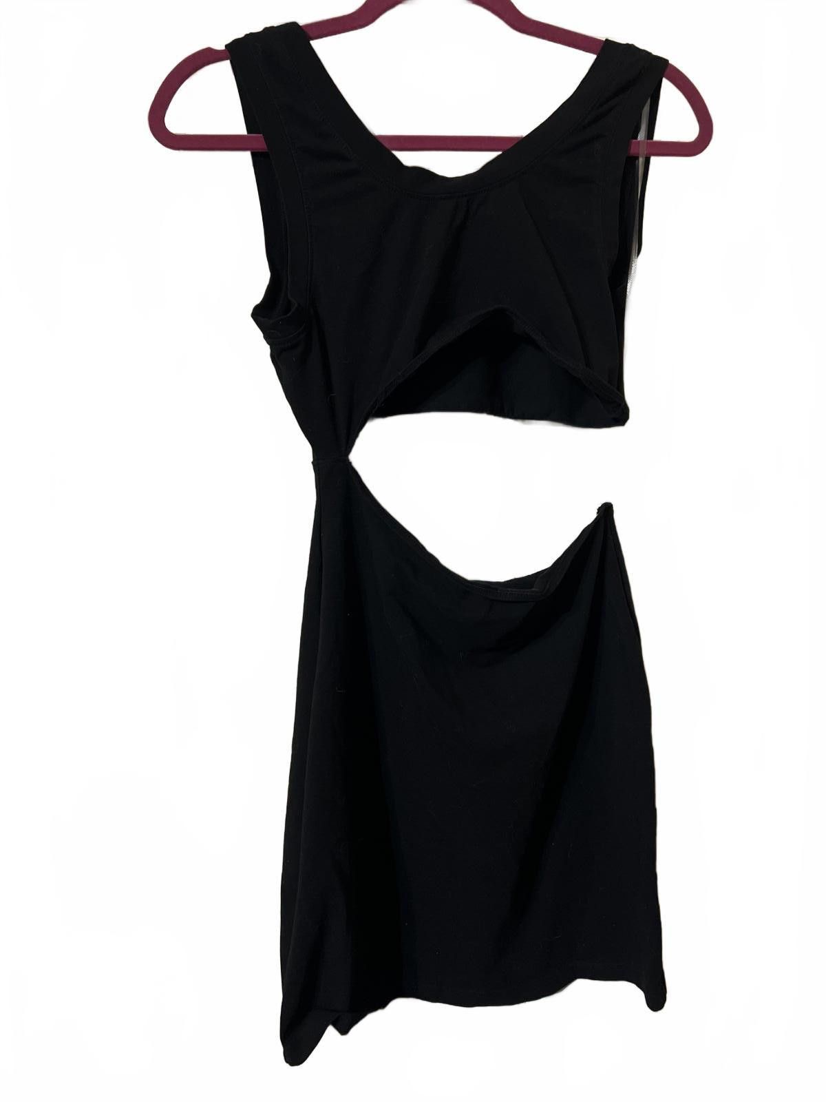 COTTONCITIZEN Cotton Citizen Black Cut-Out Mini Dress Large bodycon edgy Size L / US 10 / IT 46 - 5 Thumbnail
