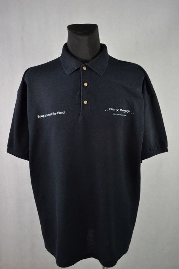 Vintage Casino Royale James Bond 007 Vintage 2006 Promo Polo Shirt Size US XL / EU 56 / 4 - 2 Thumbnail