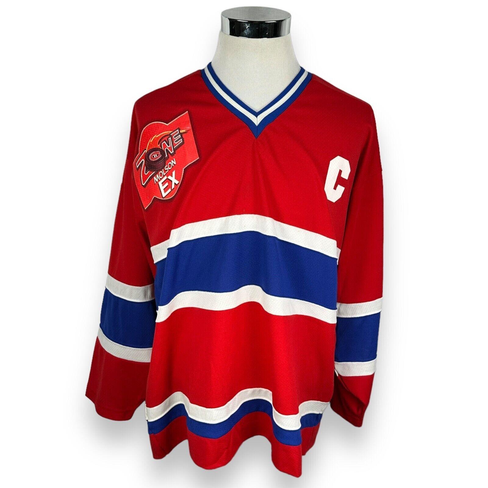 The Unbranded Brand Vintage Molson Montreal Canadiens Hockey Jersey Mens XL Red Size US XL / EU 56 / 4 - 1 Thumbnail