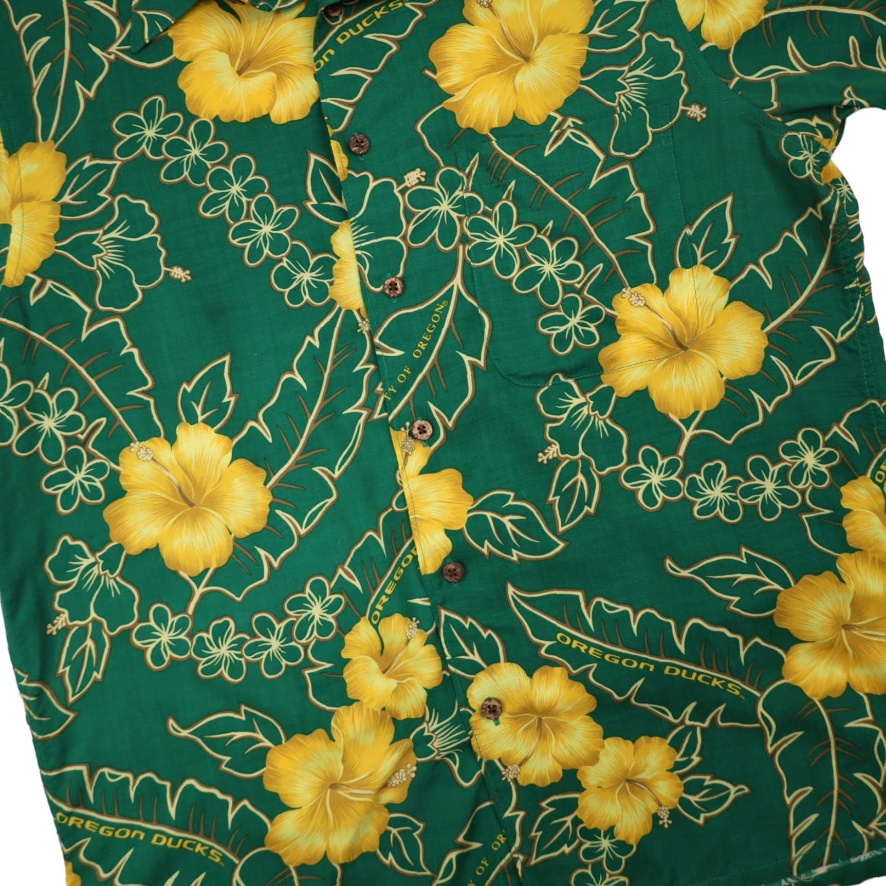 Reyn Spooner VINTAGE Reyn Spooner University of Oregon Mens S Hawaiian Shirt Green Size US S / EU 44-46 / 1 - 3 Thumbnail