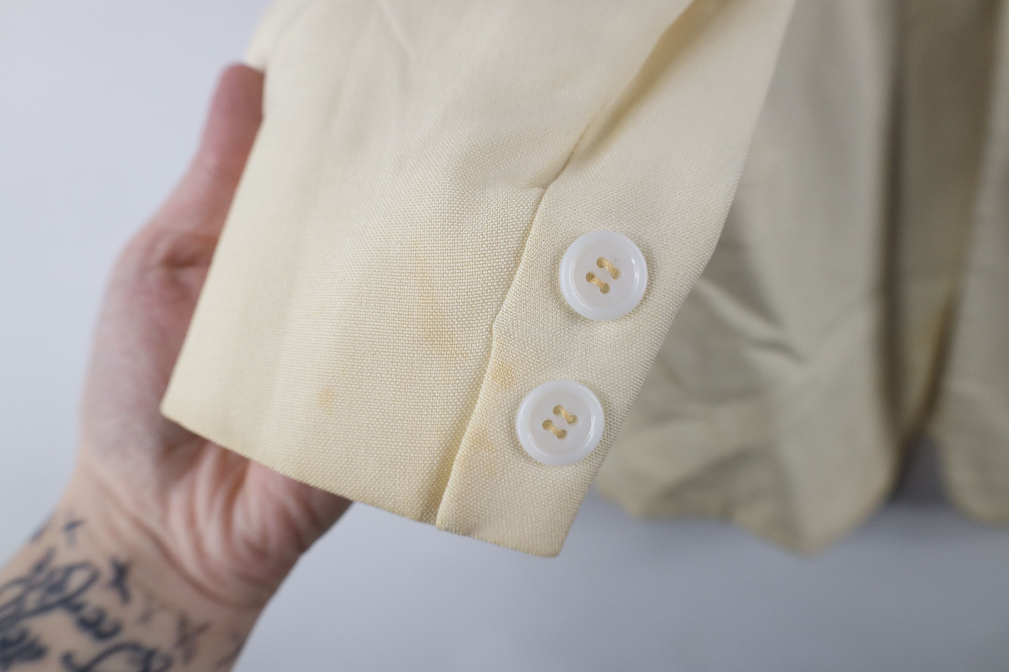Vintage Vintage 50s Rockabilly Rayon One Button Suit Coat USA Size US L / EU 52-54 / 3 - 9 Thumbnail