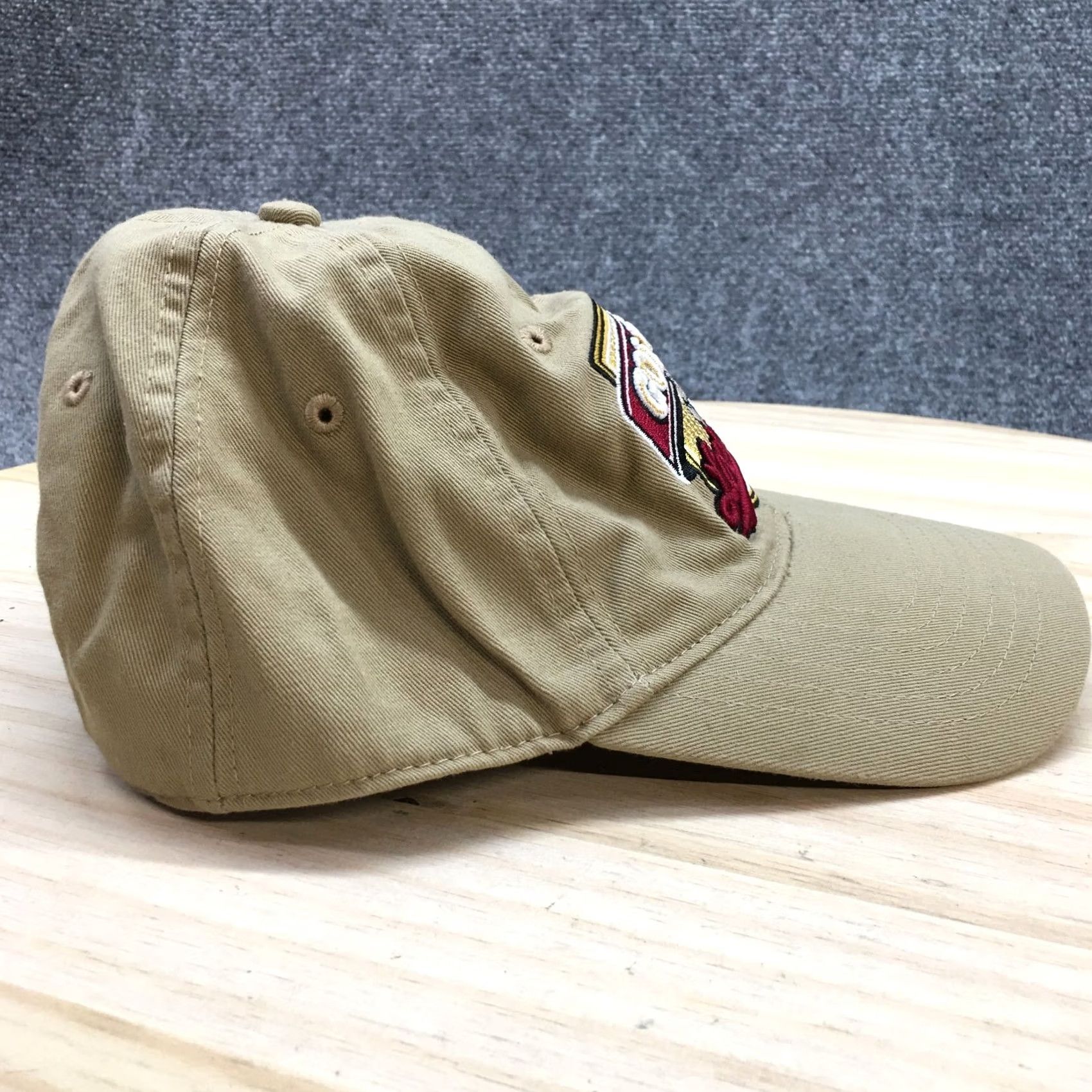 Vintage Goldy’s Locker Room Baseball Cap Hat Mens One Size Beige Curve Brim Cotton Signature Canvas Adjustable Mens Cap Size ONE SIZE - 5 Thumbnail
