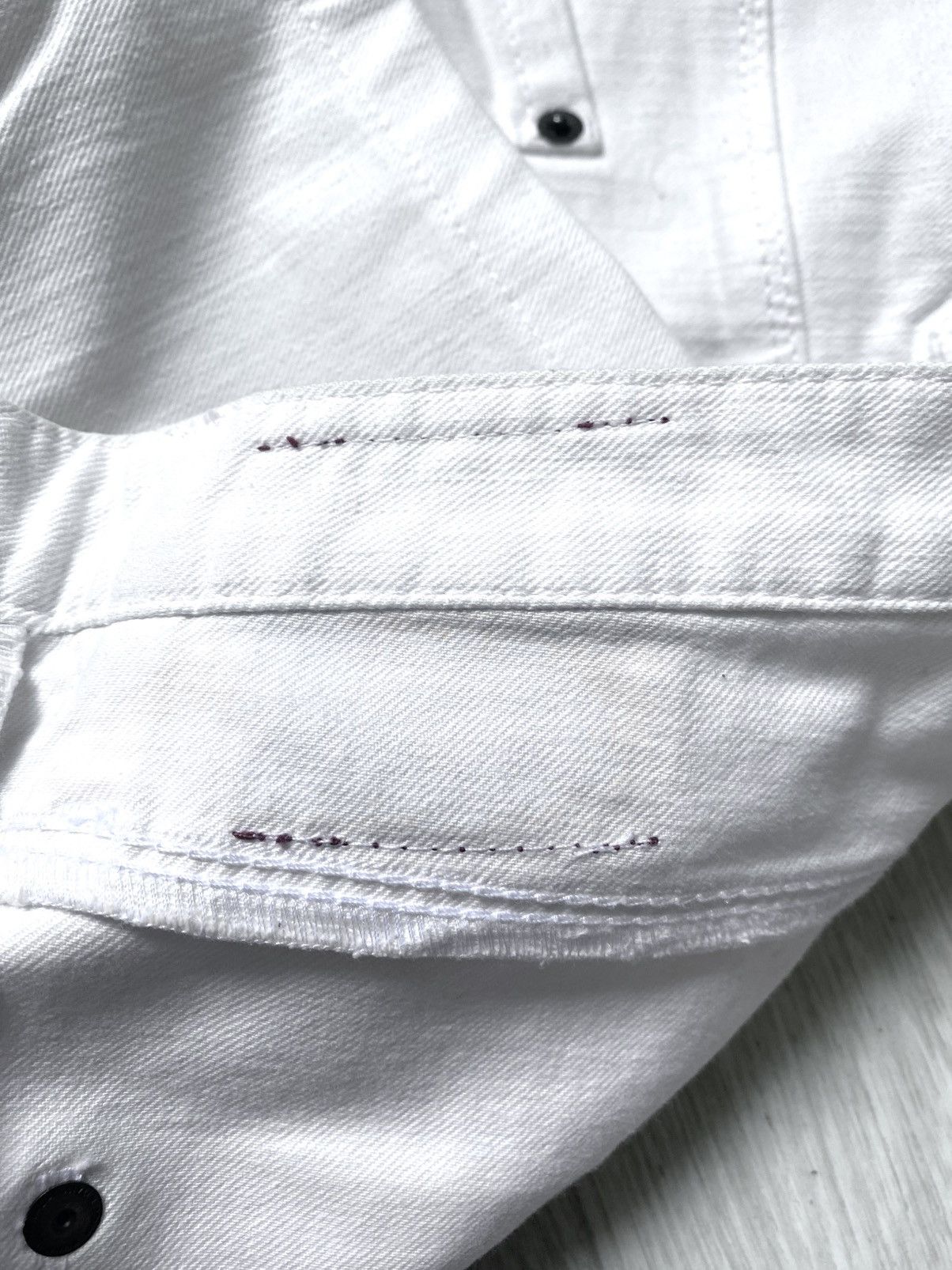 Dsquared2 Dsquared2 Archival SS'08 White Denim Shorts Vintage Jeans Size US 34 / EU 50 - 15 Thumbnail