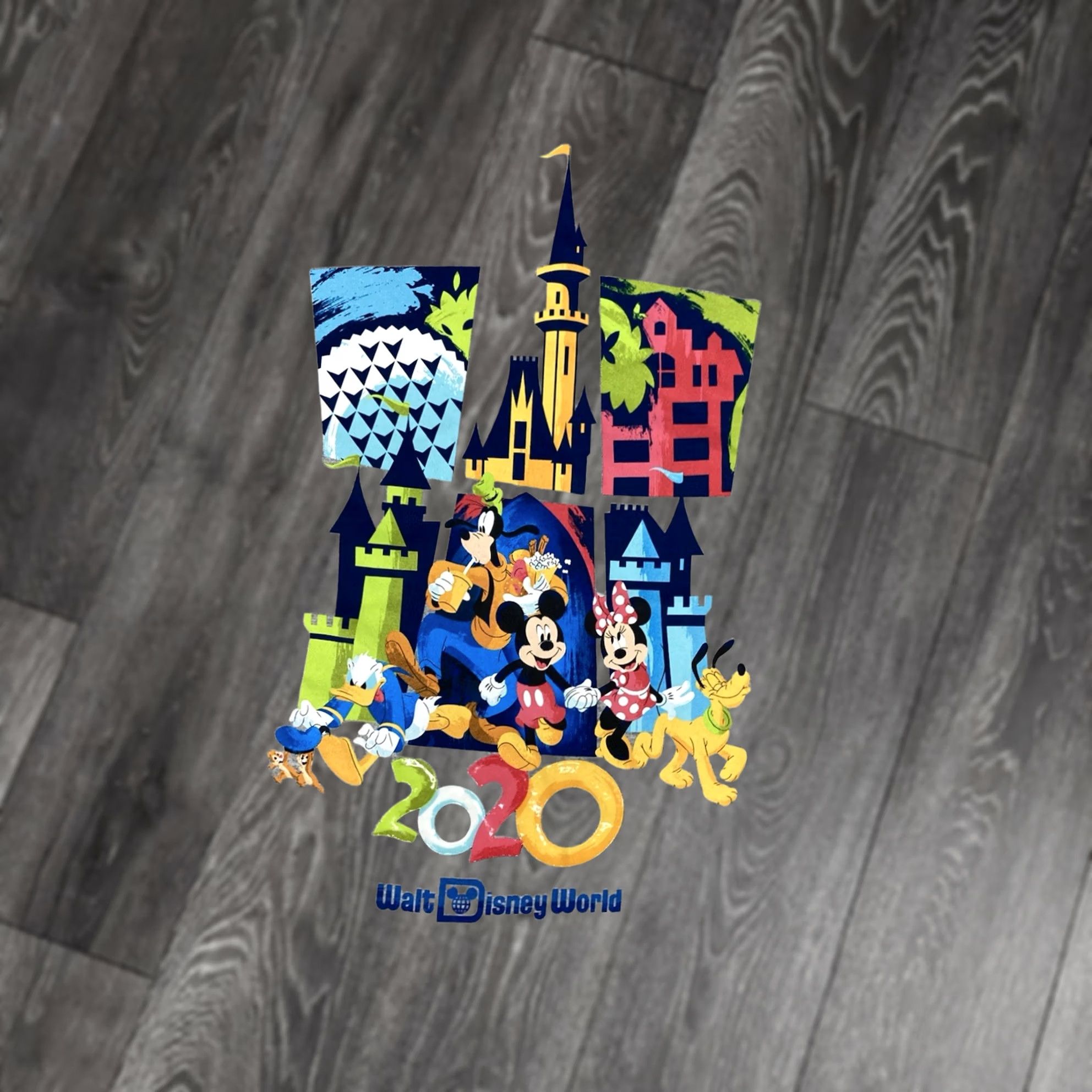 Disney VINTAGE Disney Mickey Mouse Graphic T-shirt Men Large Gray Short Sleeve Size US L / EU 52-54 / 3 - 1 Thumbnail