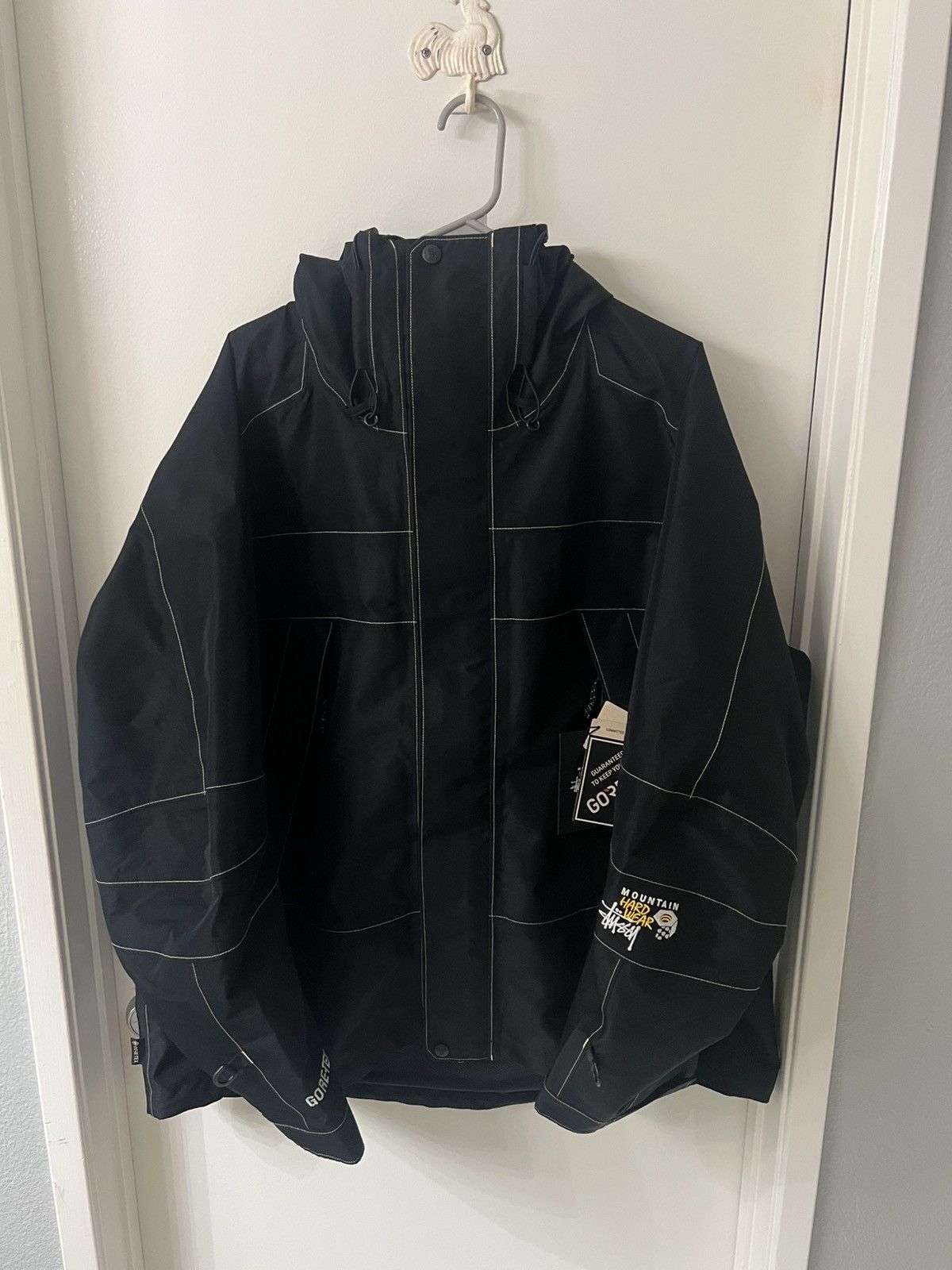 Mountain Hardwear × Stussy Stussy x mountain hardwear black rain/snow jacket Size US XL / EU 56 / 4 - 1 Thumbnail