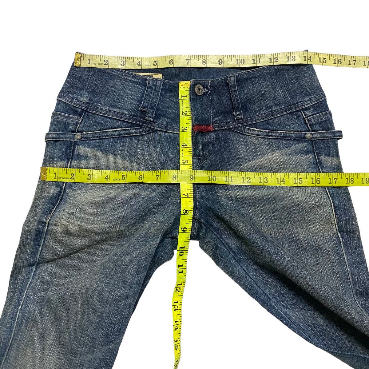 Marithe + Francois Girbaud Marithe Francois Girbaud Denim Flare Jeans Size 28" / US 6 / IT 42 - 19 Thumbnail