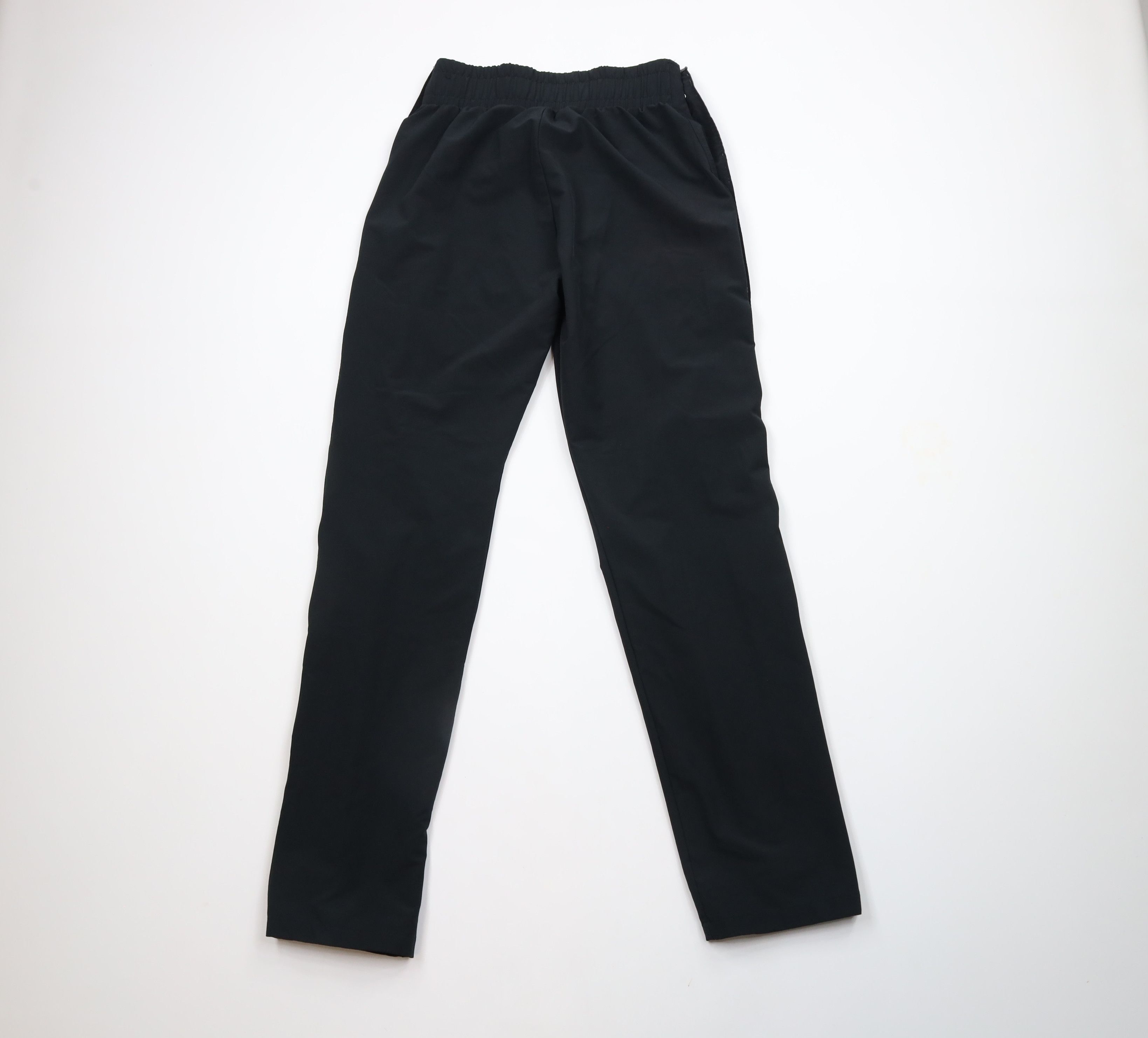 Nike × Vintage Nike Pro Scott Mini Swoosh Wide Leg Tearaway Pants Black Size US 32 / EU 48 - 9 Thumbnail