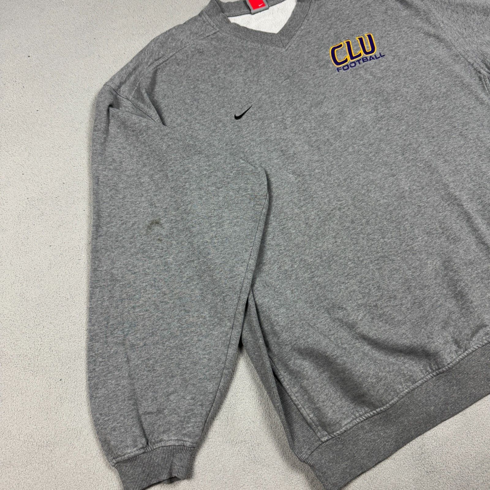 Nike Nike Sweatshirt Vintage 90s Gray CLU Football XL Size US XL / EU 56 / 4 - 3 Thumbnail