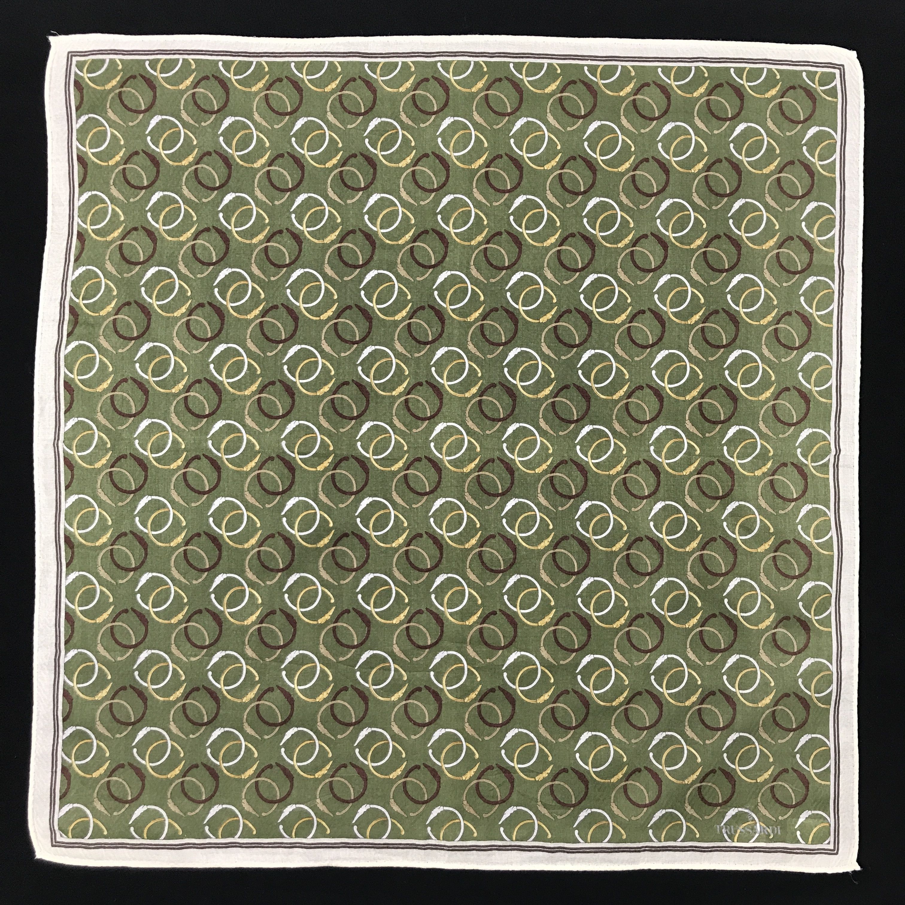 Designer × Trussardi × Vintage Vintage Trussardi Bandana Neckerchief Handkerchief Size ONE SIZE - 1 Thumbnail