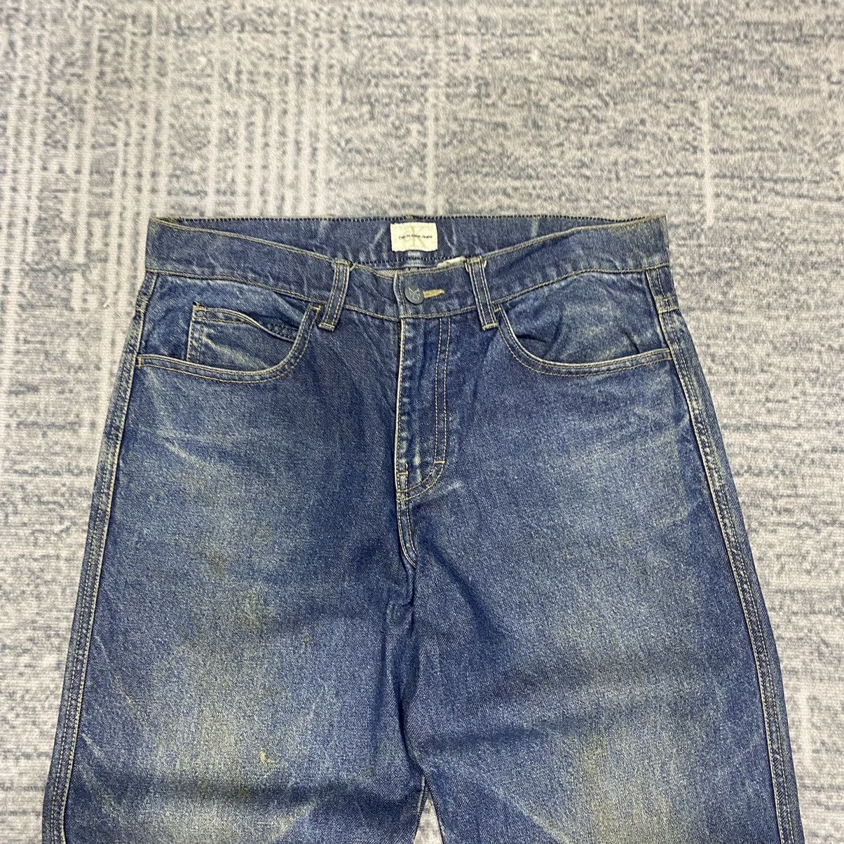 Calvin Klein × Vintage Sick☠️ CK Vintage Straight Cut Jeans 80s Mud Wash Dirty Size US 32 / EU 48 - 5 Thumbnail