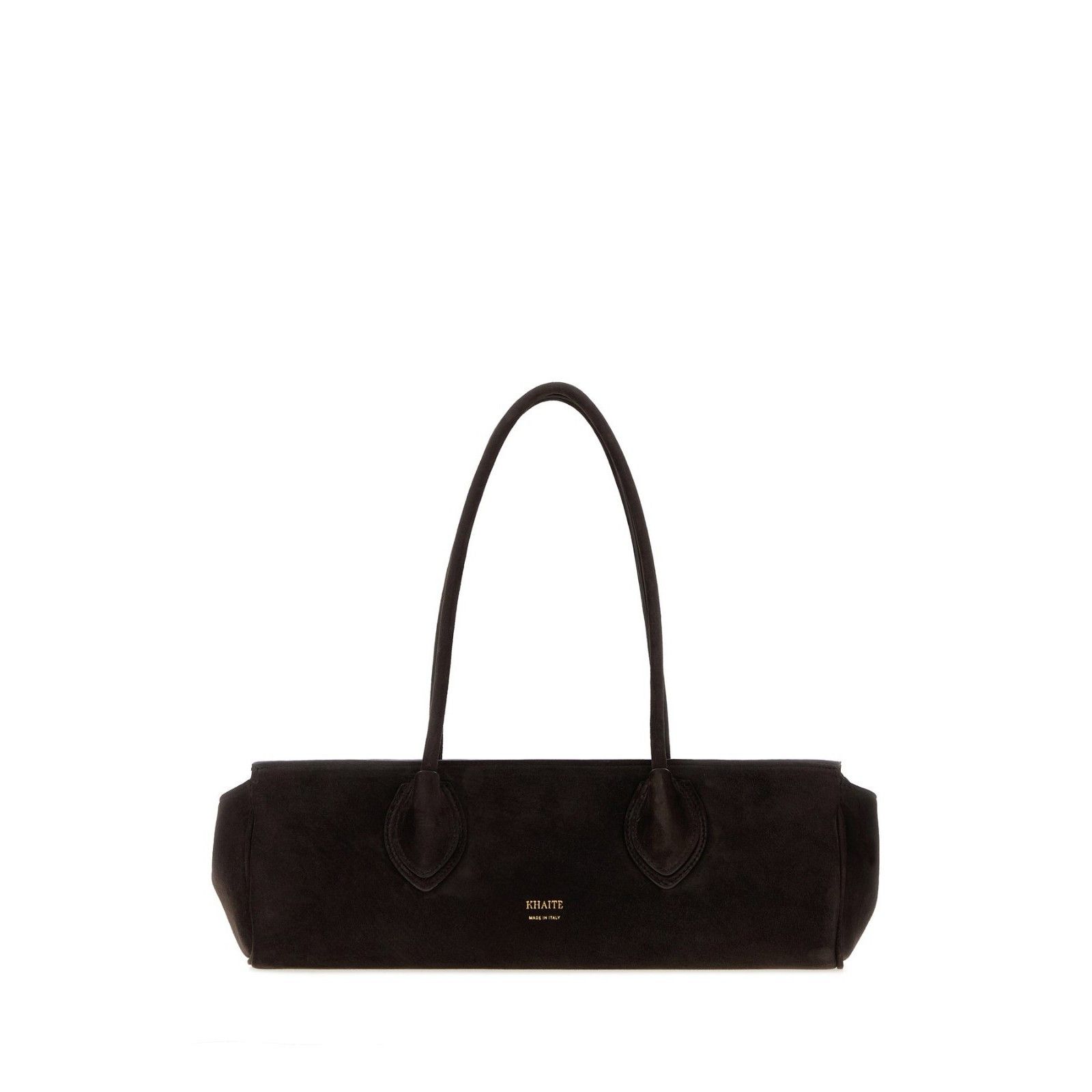 KHAITE KHAITE Donna Dark Brown Suede Shoulder Bag New & Authentic Size ONE SIZE - 1 Thumbnail