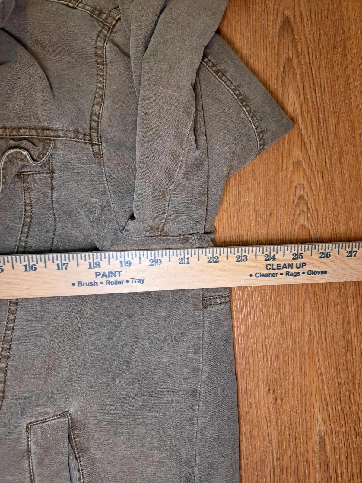 Levi's Levis Denim Jacket Mens Large Green Gray Cotton Hoodie Size US L / EU 52-54 / 3 - 10 Thumbnail