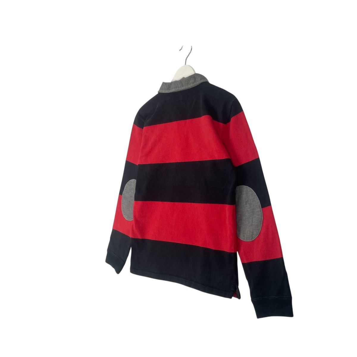Designer × Vintage vintage Hoodie/sweater Tommy nyc polo rugby - black red Size US S / EU 44-46 / 1 - 5 Thumbnail