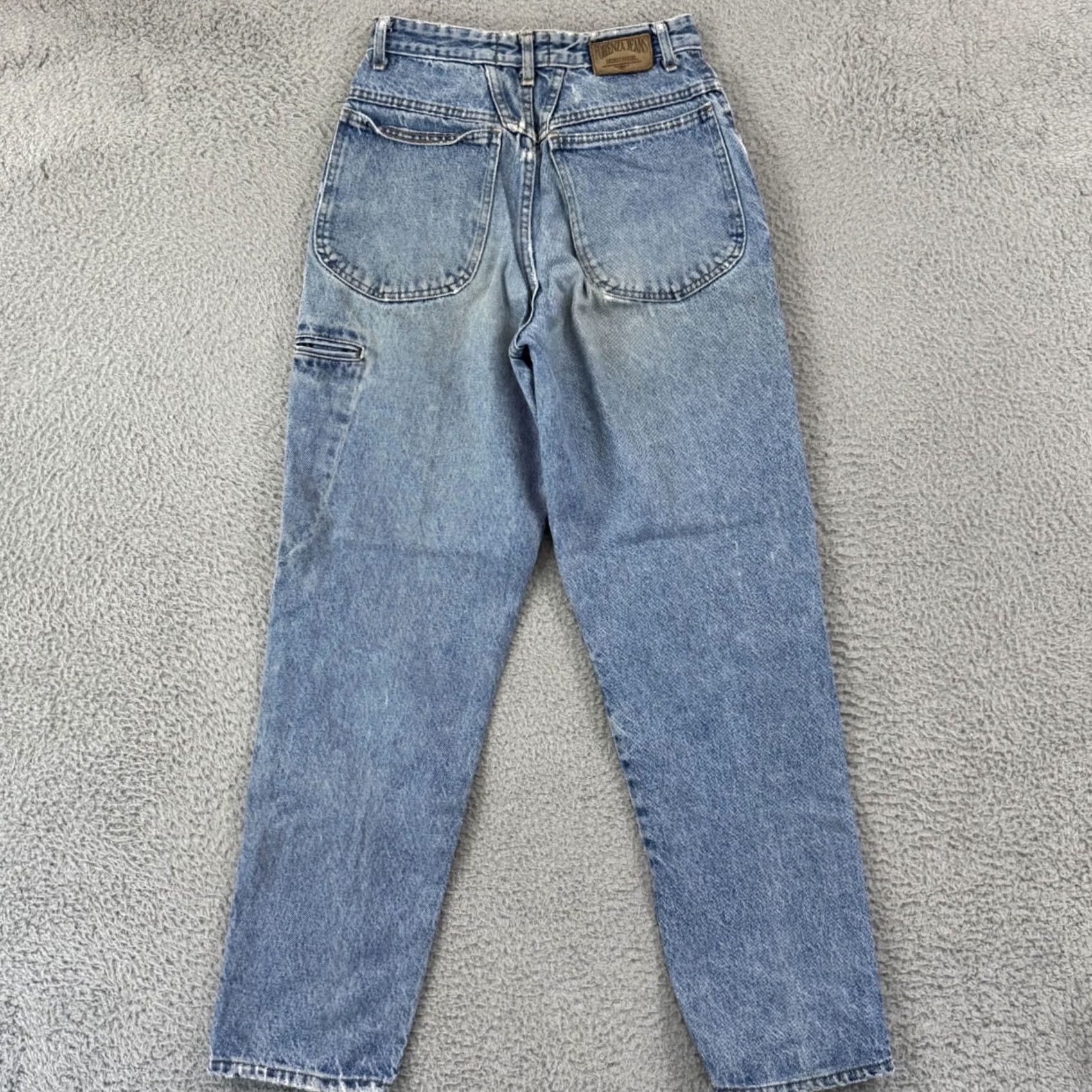 Vintage VINTAGE Forenza Jeans Womens 6 Blue High Waisted Mom 90s Tapered Denim 26x30 Zip Size 28" / US 6 / IT 42 - 5 Thumbnail