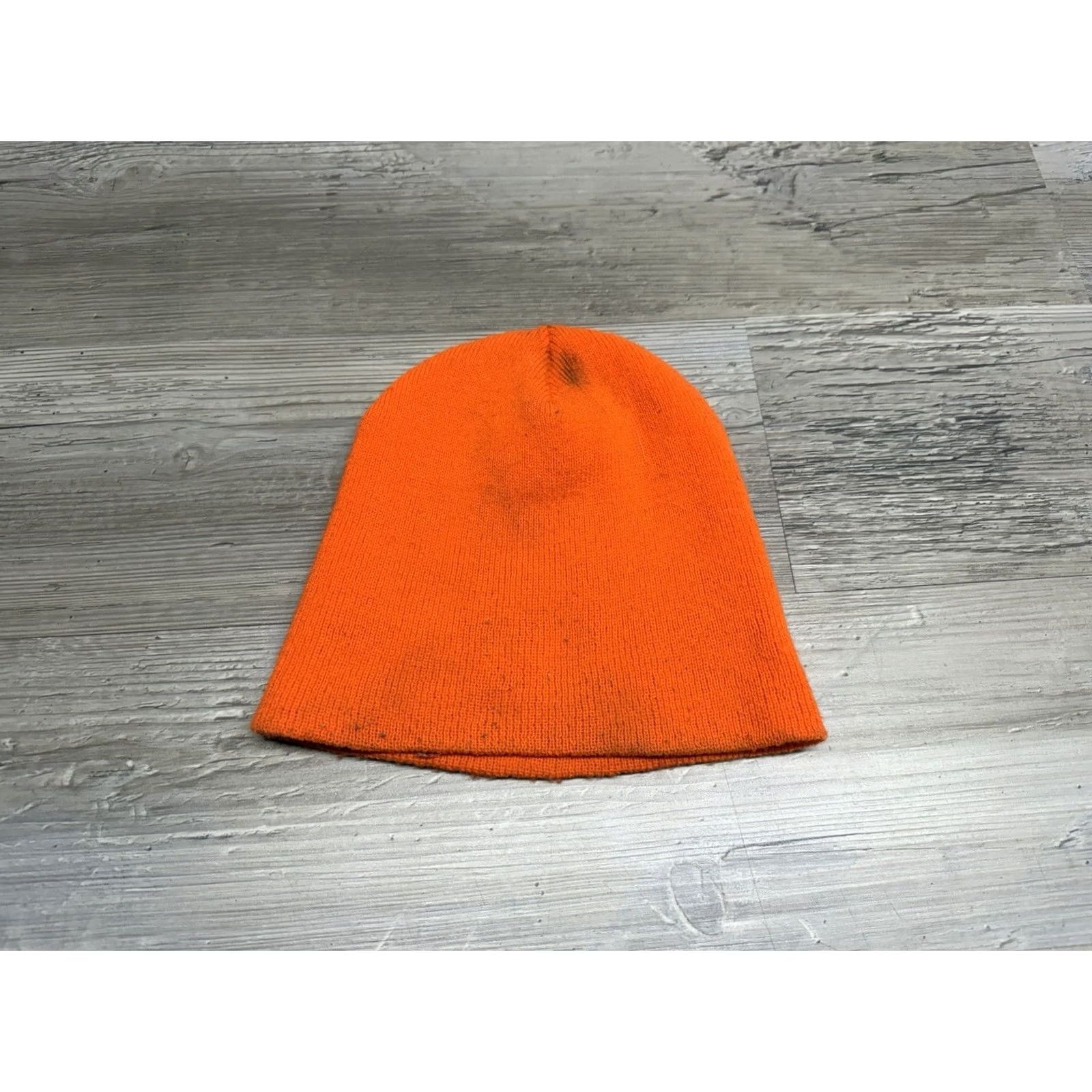 Vintage VINTAGE Detroit Fire Department Beanie Embroidered Blaze Orange Knit Winter Cap Unisex Adults One Size Stretch Fit Men Women Mens Womens Size 44L - 2 Thumbnail