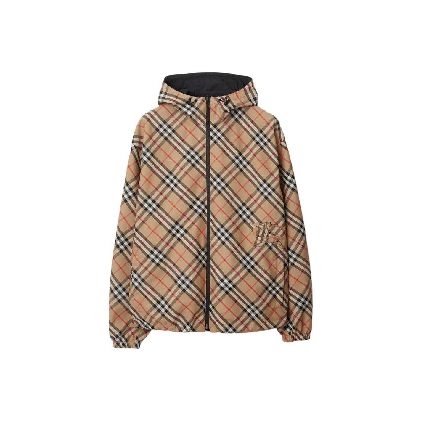 Burberry Burberry Reversible Check Hooded Jacket Size XL Size US XL / EU 56 / 4 - 1 Thumbnail