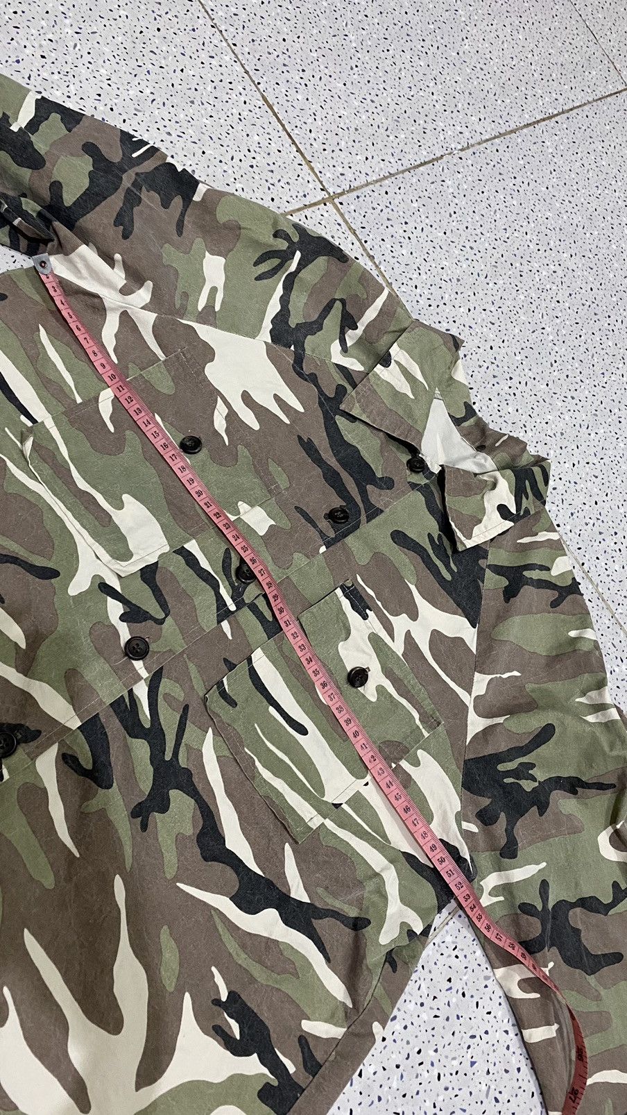 Japanese Brand Unknown Army Button Up Shirt Size L / US 10 / IT 46 - 8 Thumbnail