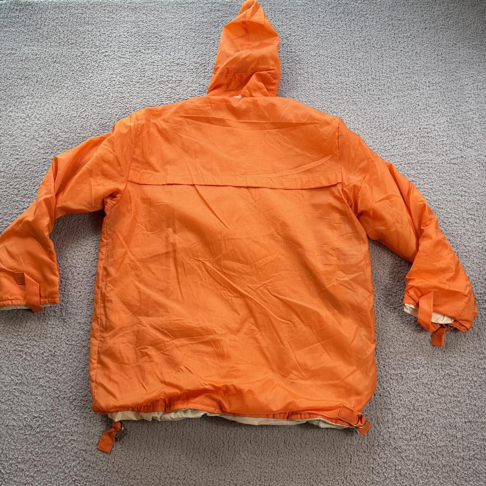 Other Vintage Commodore Flotation Jacket Orange Hooded Nylon Size US M / EU 48-50 / 2 - 2 Thumbnail