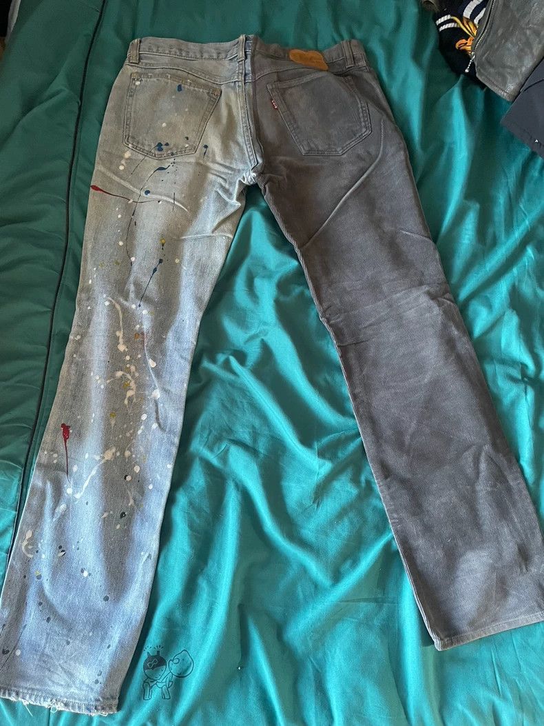 Number (N)ine Number (N)ine06 Yin and Yang splash ink jeans 2503-Nextarro Size US 30 / EU 46 - 2 Thumbnail