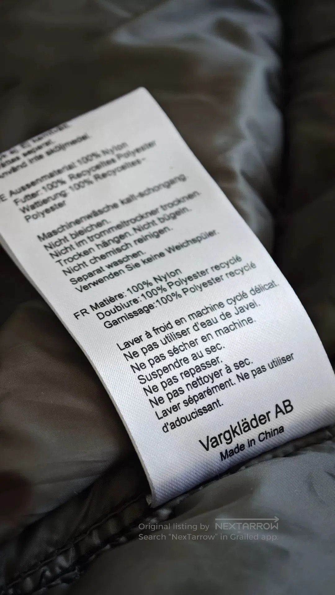 Other VARG Long Cotton Puffer Jacket. Size US M / EU 48-50 / 2 - 8 Thumbnail