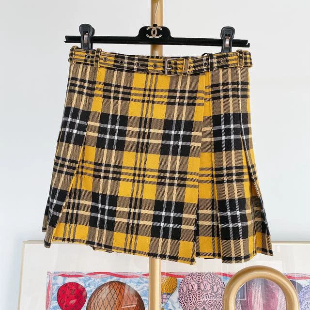 Dior Dior Plaid skirt Size 25" / US 0 / IT 36 - 1 Thumbnail