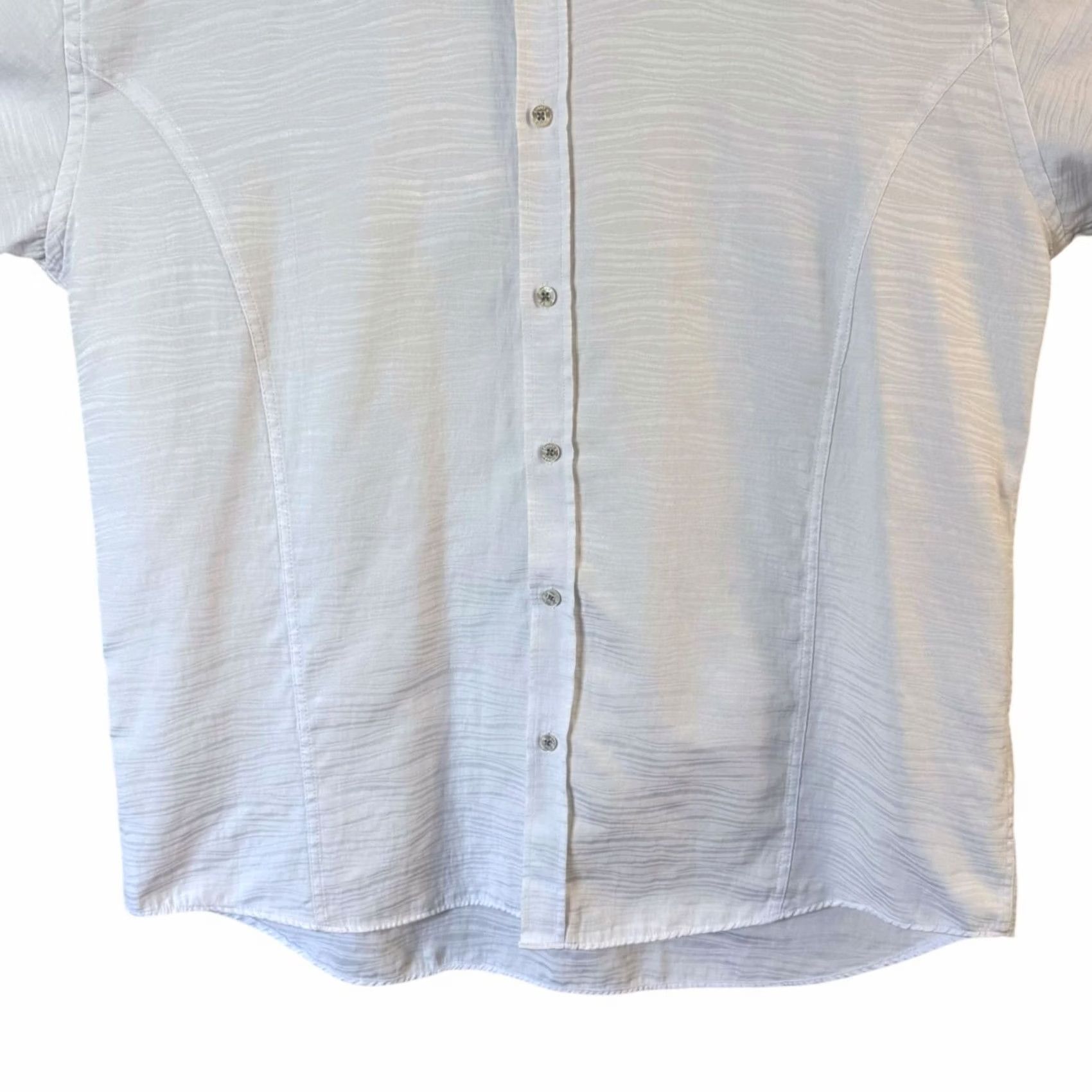 Eight X Buckle Eight X Hidden Button Down Long-Sleeve Shirt White Men XXL Classic-Fit Size US XXL / EU 58 / 5 - 6 Thumbnail