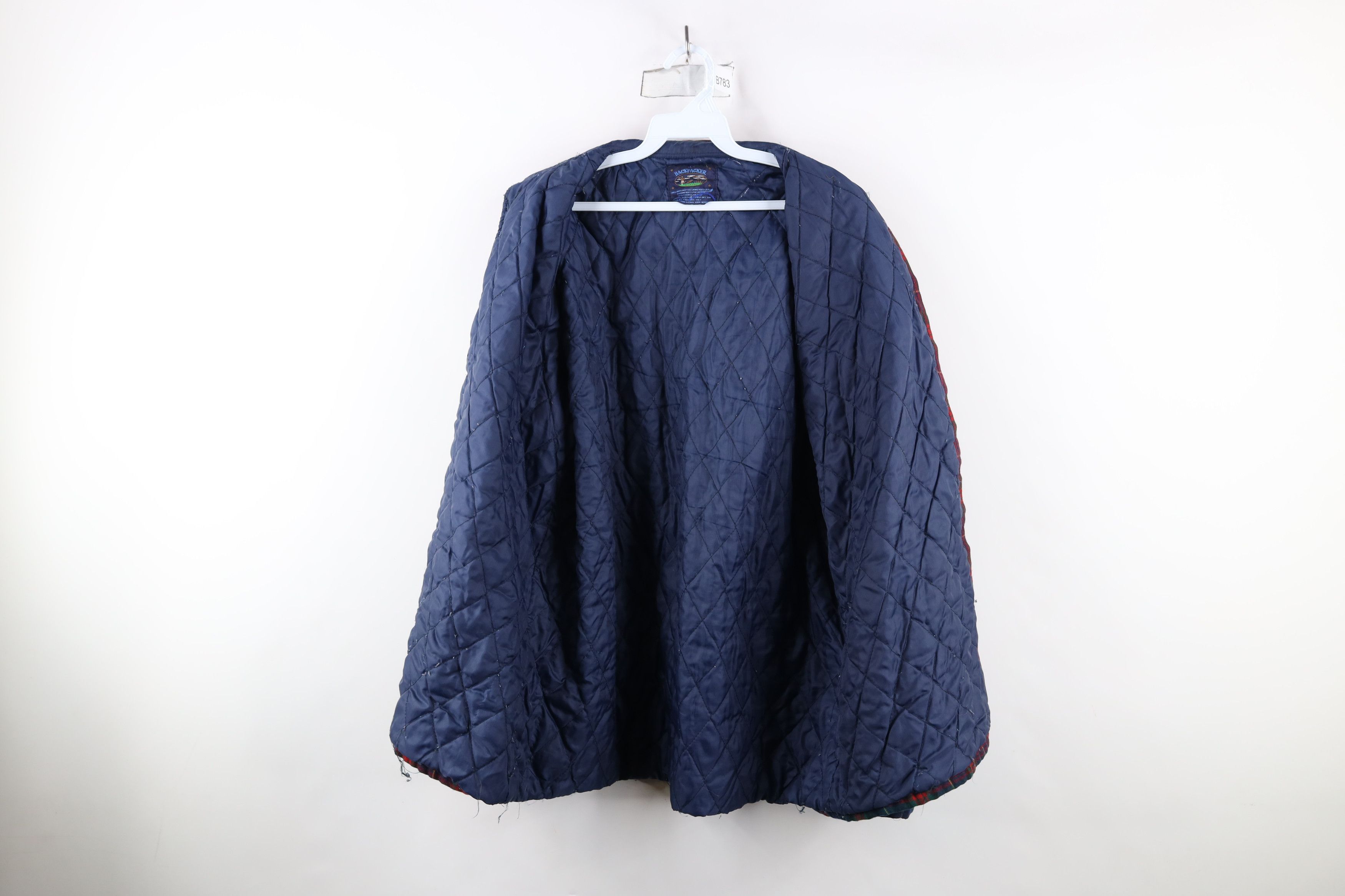 Vintage Vintage 90s Streetwear Knit Quilted Button Shirt Jacket Size US L / EU 52-54 / 3 - 12 Thumbnail