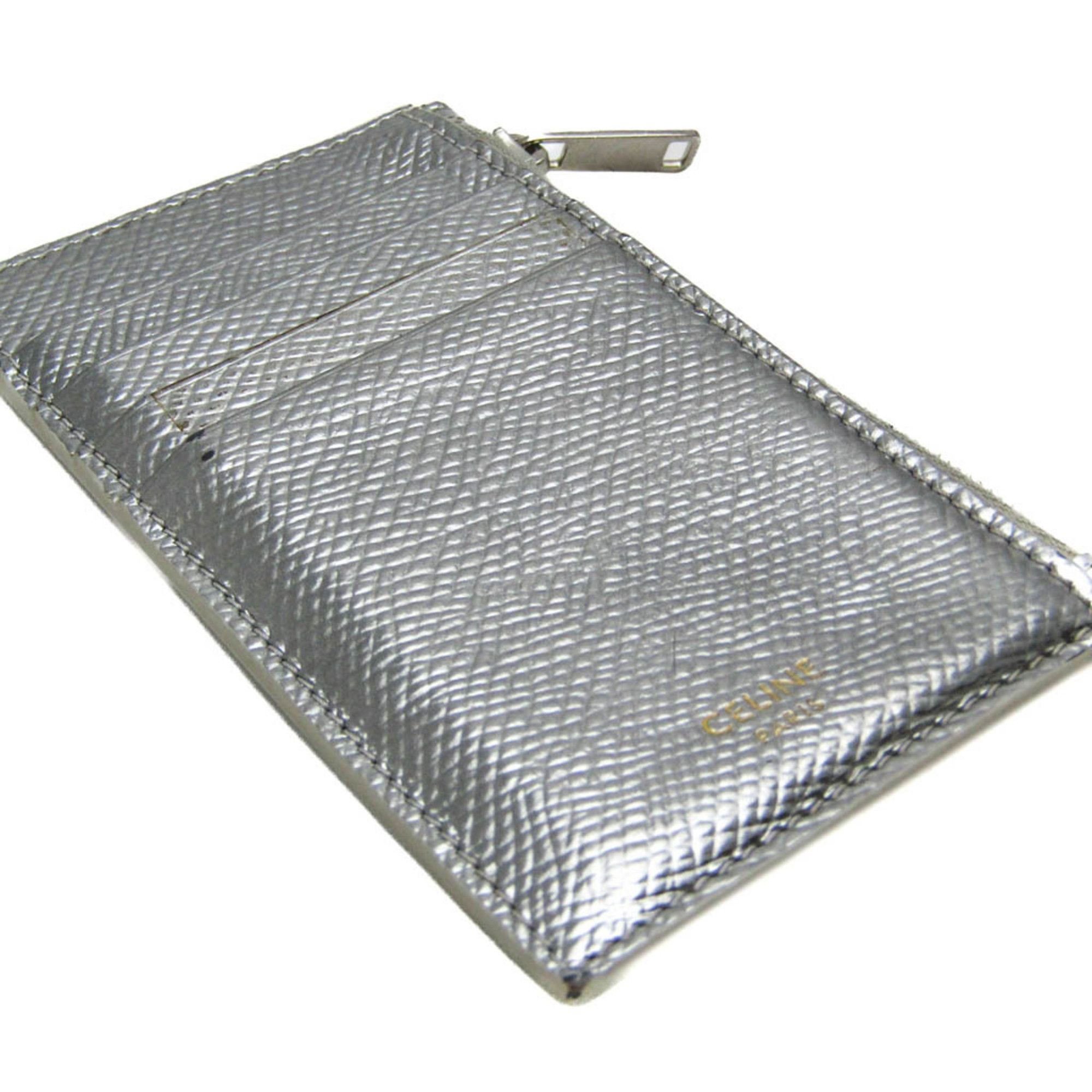image of Celine Céline Wallet in Silver, Women's