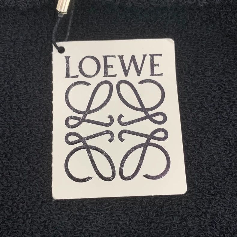 Loewe LOEWE Black floral embroidered cotton round neck long slee Size M / US 6-8 / IT 42-44 - 9 Thumbnail