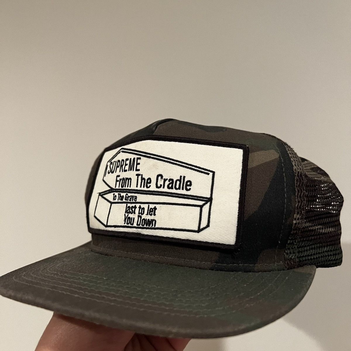 Supreme Supreme Coffin mesh snapback from the cradle to the grave Size ONE SIZE - 6 Thumbnail