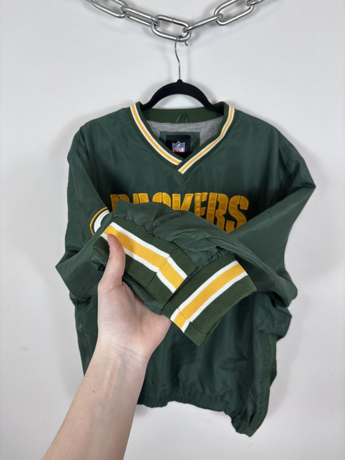 G-III G-III Green Bay Packers NFL V-Neck Jacket Pullover Crewneck Size US XXL / EU 58 / 5 - 7 Thumbnail