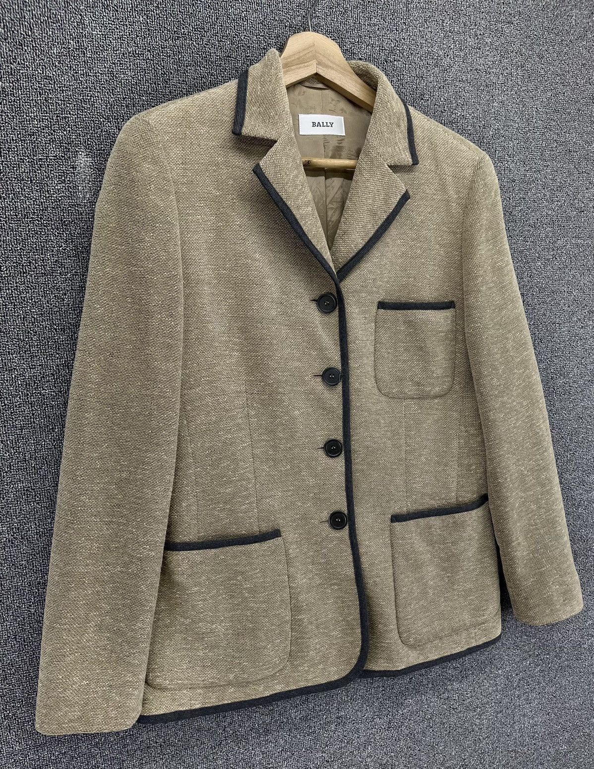 Bally Vintage Bally Button Up Wool Jacket Size XS / US 0-2 / IT 36-38 - 2 Thumbnail