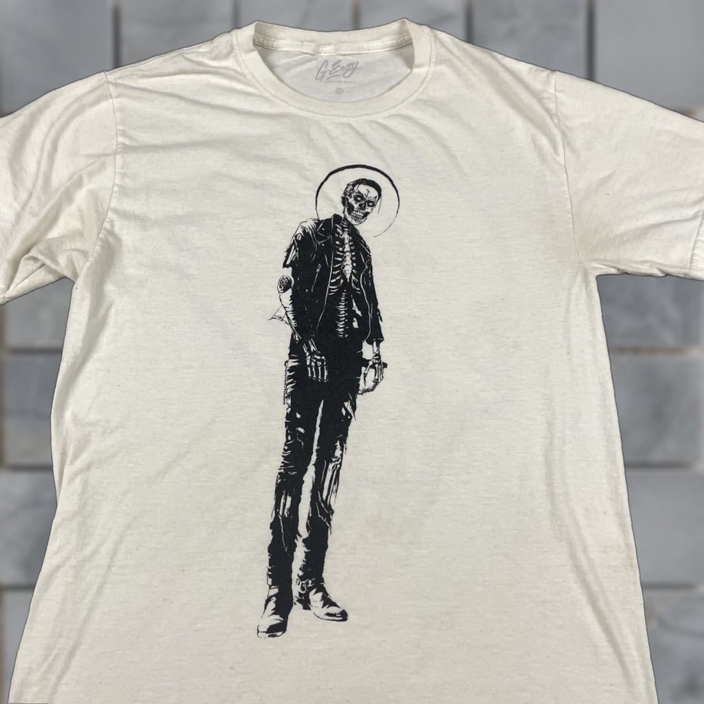 Etro VINTAGE G Eazy Shirt Adult Small White Music T-Shirt Mens Hip Hop Graphic Rare 90s Size US S / EU 44-46 / 1 - 1 Thumbnail
