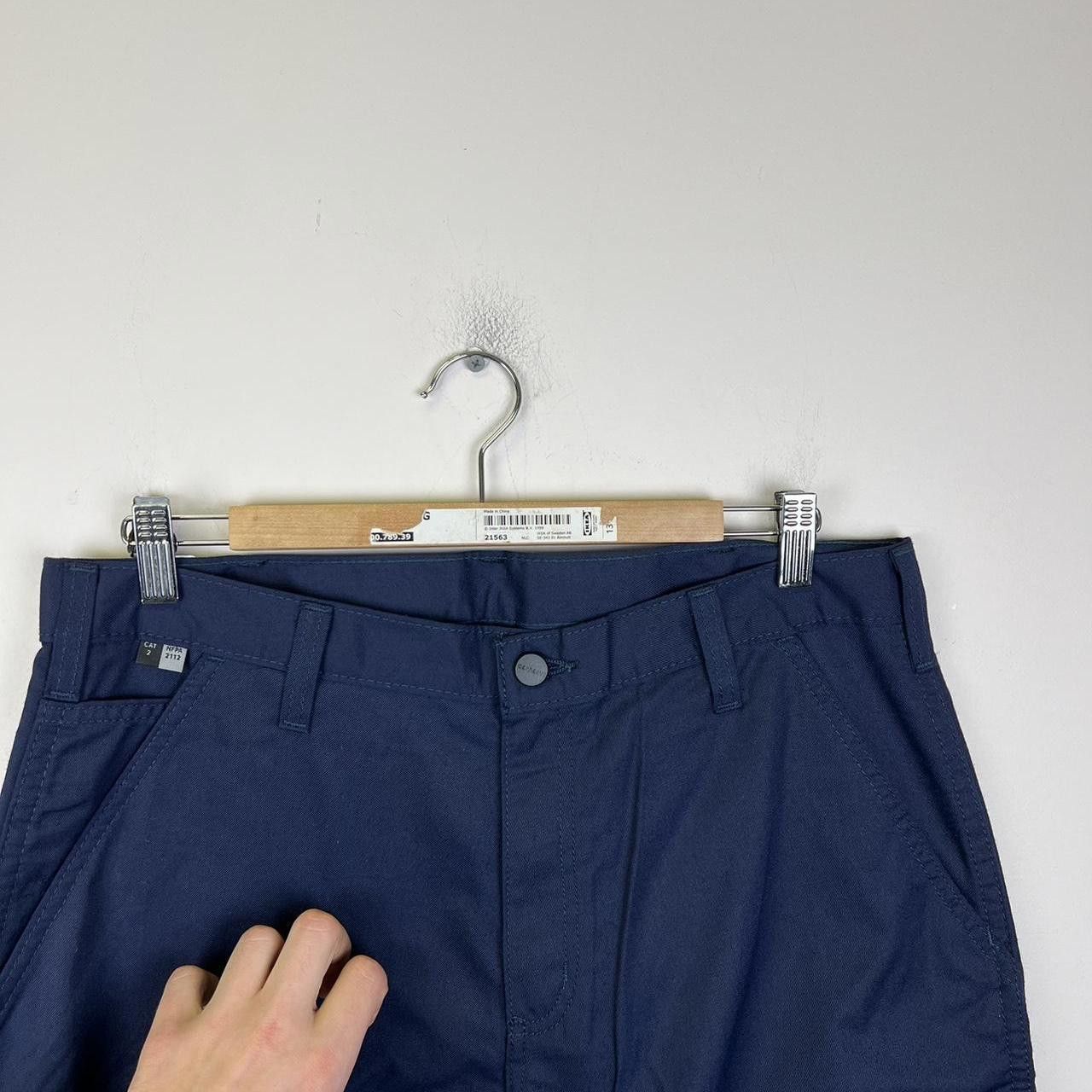 Carhartt Carhartt Men's Navy FR Cargo Pants - Durable Workwear 32 Size US 32 / EU 48 - 4 Thumbnail