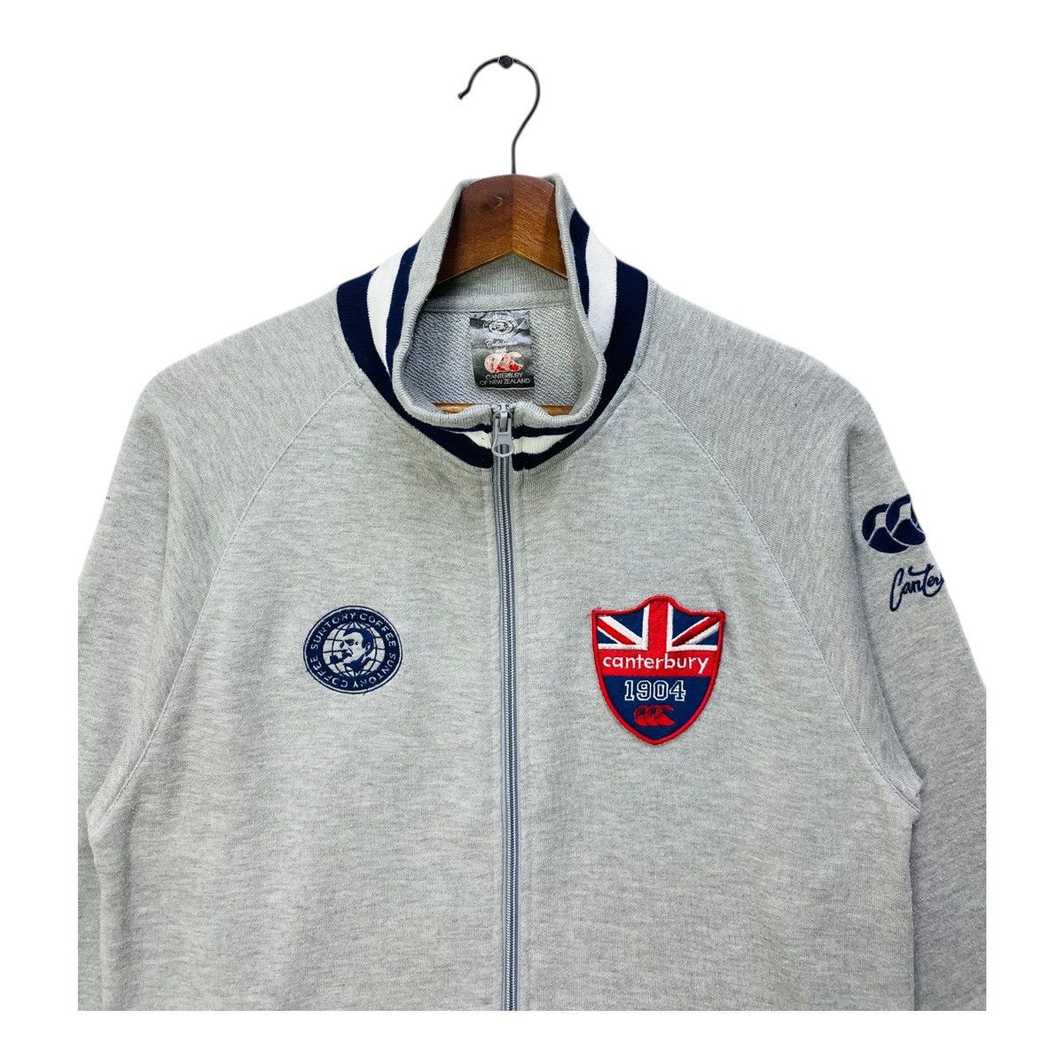 Canterbury of New Zealand Carterbury X Suntory Coffee Sweater Light Cotton Full Zip Size US M / EU 48-50 / 2 - 2 Thumbnail