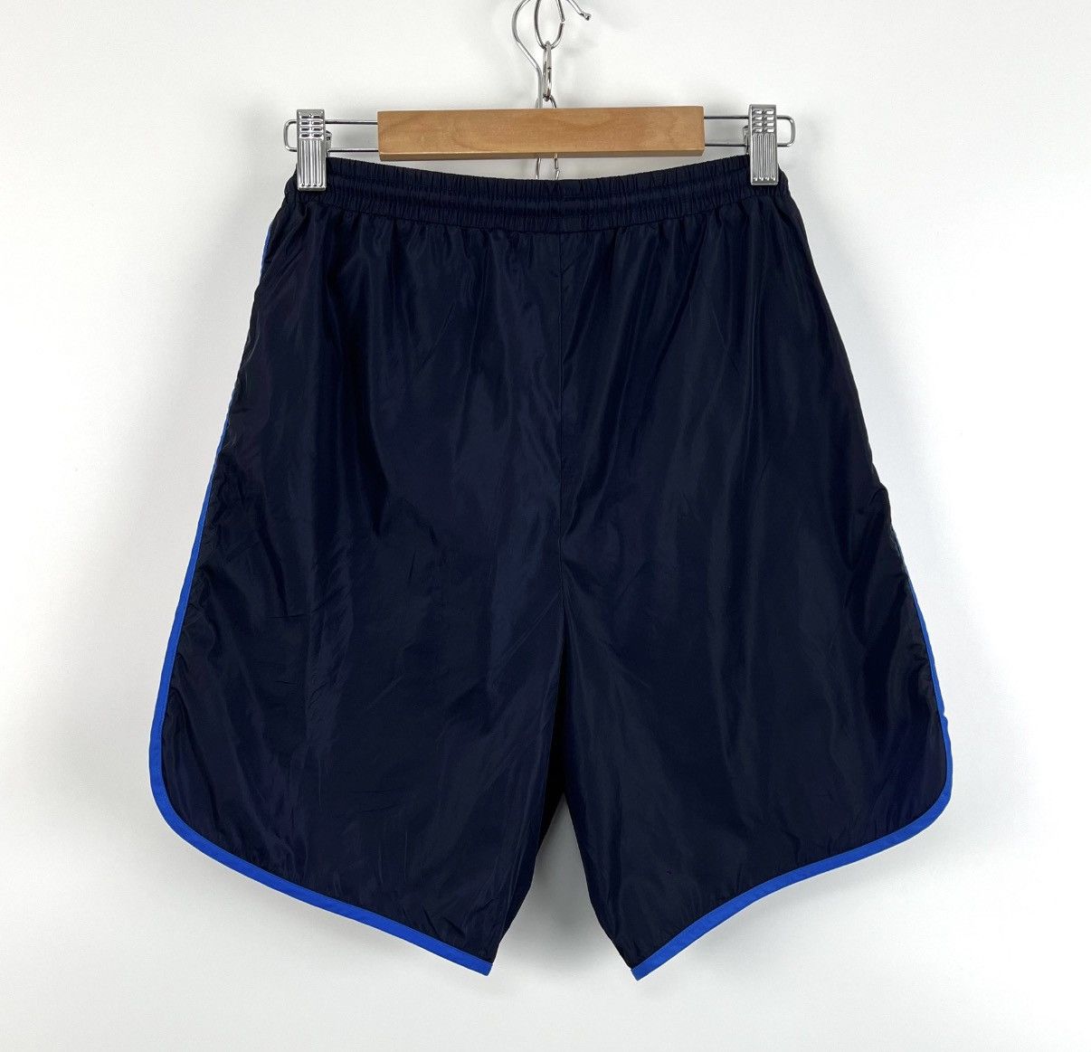 Gucci Gucci/Navy Blue Side Web G Logo Stripe Drawstring Shorts K21 Size US 28 / EU 44 - 2 Thumbnail