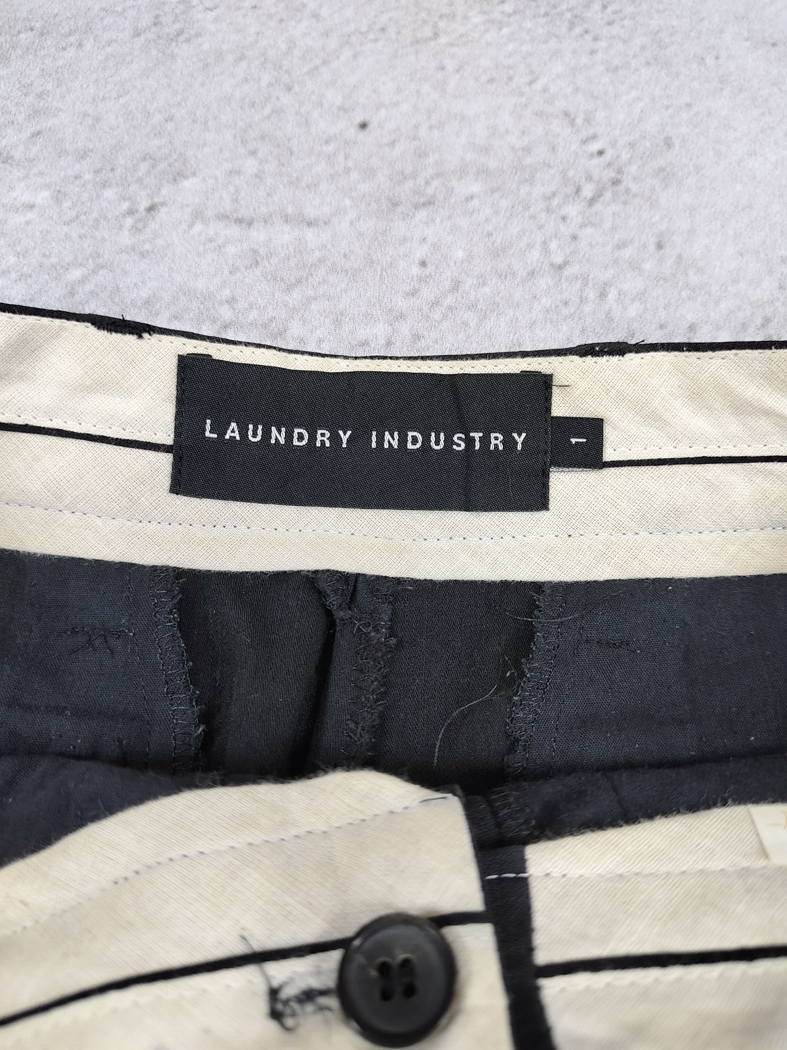 Vintage 00s Laundry Industry-Archive Tailored Wool Utility Strap Hem Size US 30 / EU 46 - 8 Thumbnail