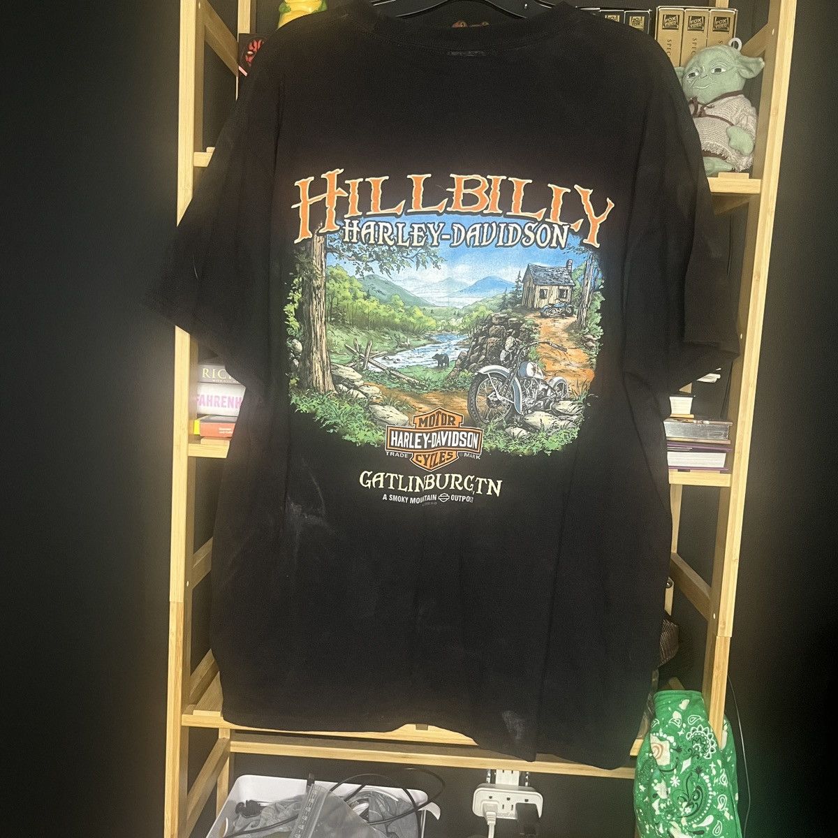 Harley Davidson 2012 Gatlinburg Tennessee Graphic Hillbilly T Shirt Size US L / EU 52-54 / 3 - 5 Thumbnail