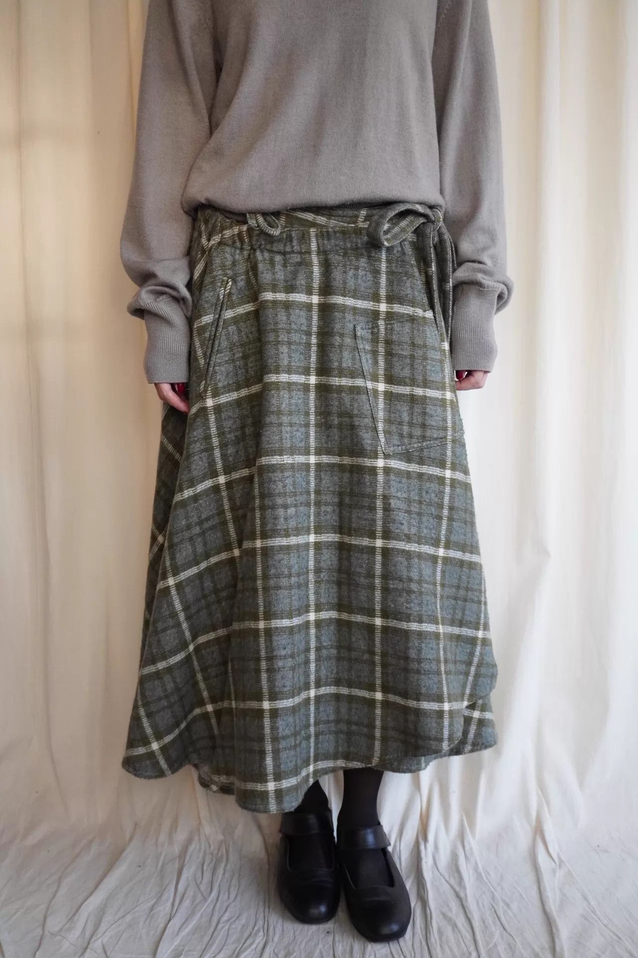 Comme des Garcons COMME des GARCONS 1983 Early Checked Skirt Women’s Size 27" / US 4 / IT 40 - 2 Thumbnail