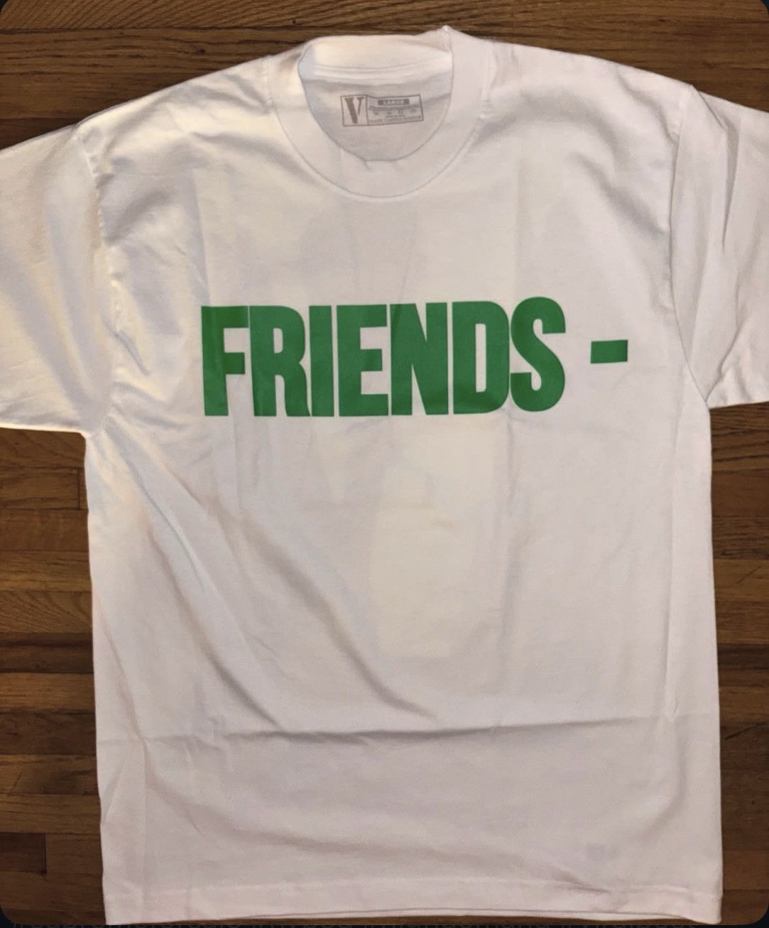 Vlone White Friends Vlone Tee Size US L / EU 52-54 / 3 - 1 Thumbnail