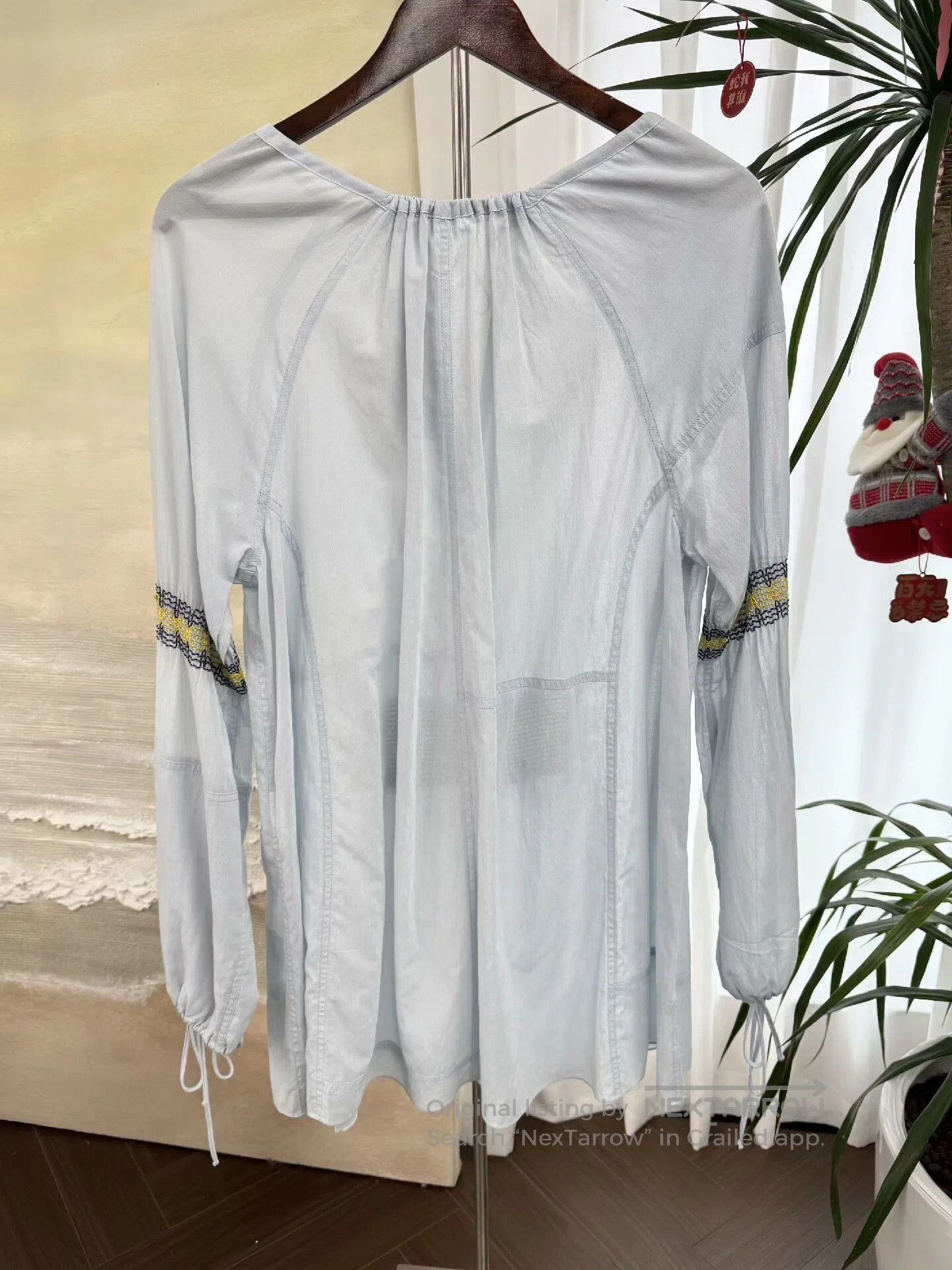 Loewe LOEWE Blue Bohemian Long Dress. Size US 34 / EU 50 - 2 Thumbnail