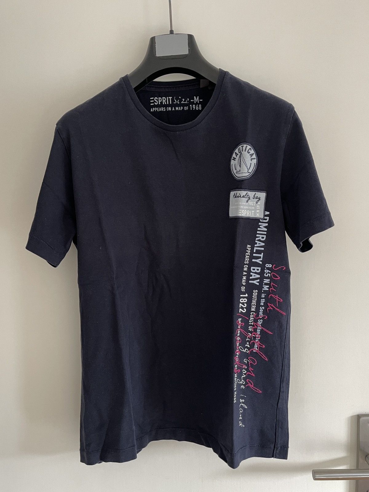 Esprit Esprit "Admiralty Bay" T-Shirt - Navy Blue Size US M / EU 48-50 / 2 - 2 Thumbnail
